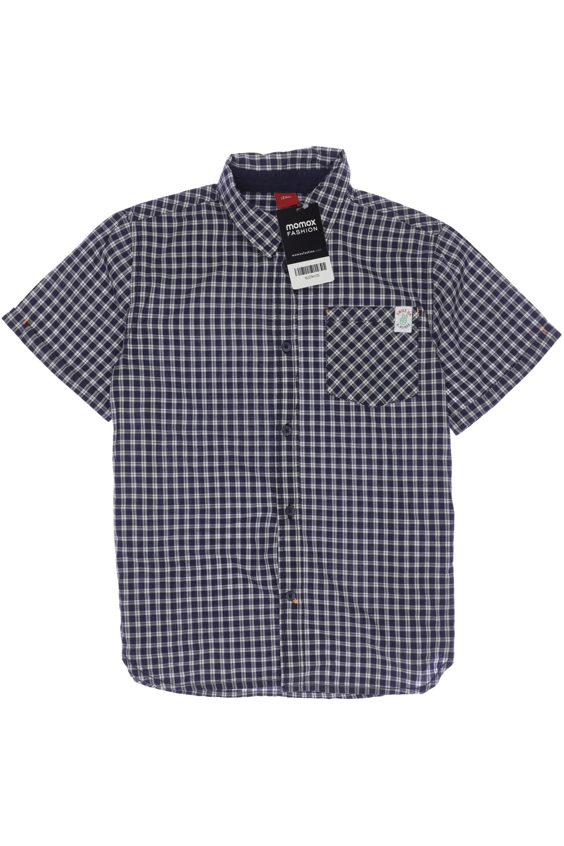 

s.Oliver Herren Hemd, marineblau, Gr. 140