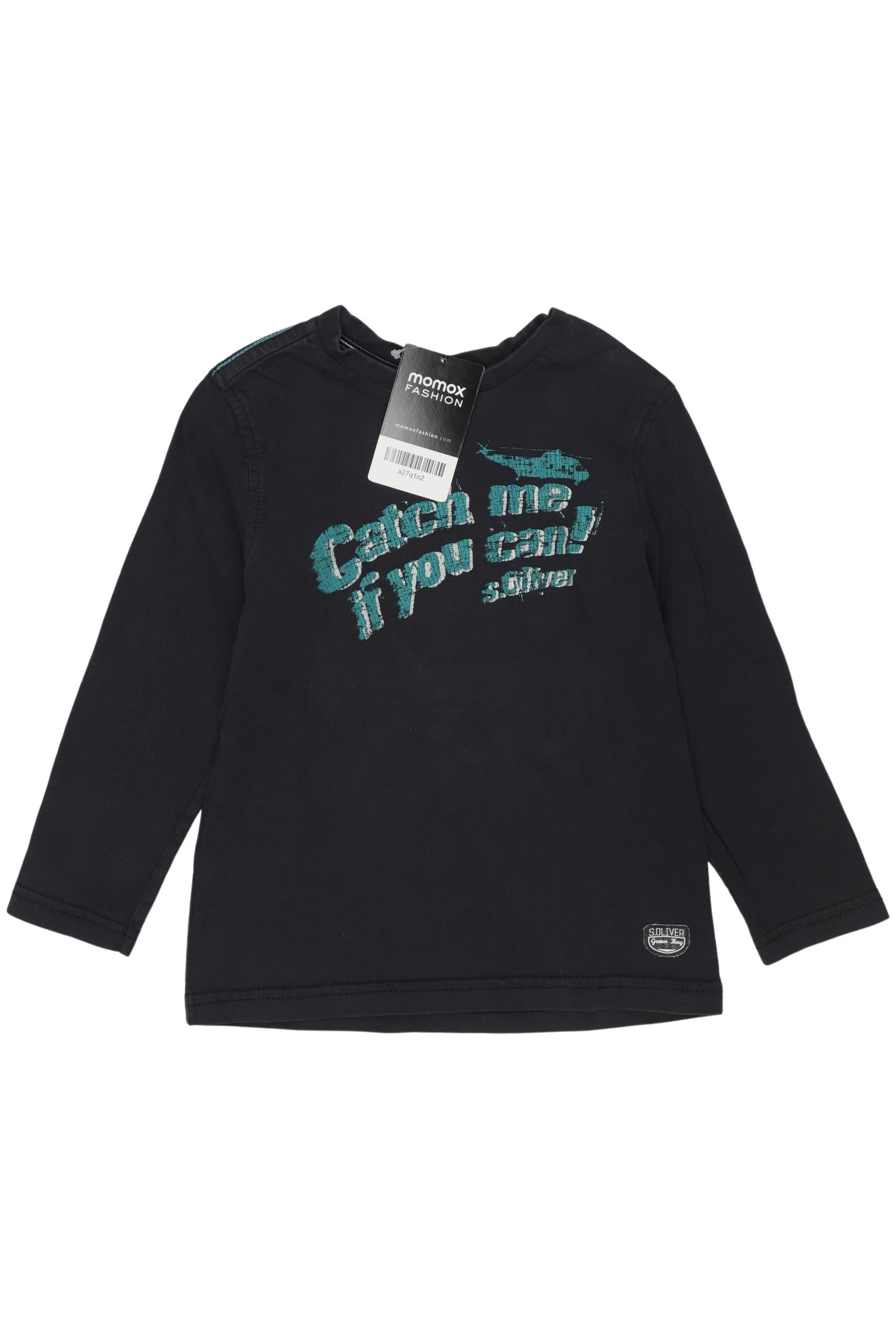 

s.Oliver Jungen Langarmshirt, marineblau, Gr. 104