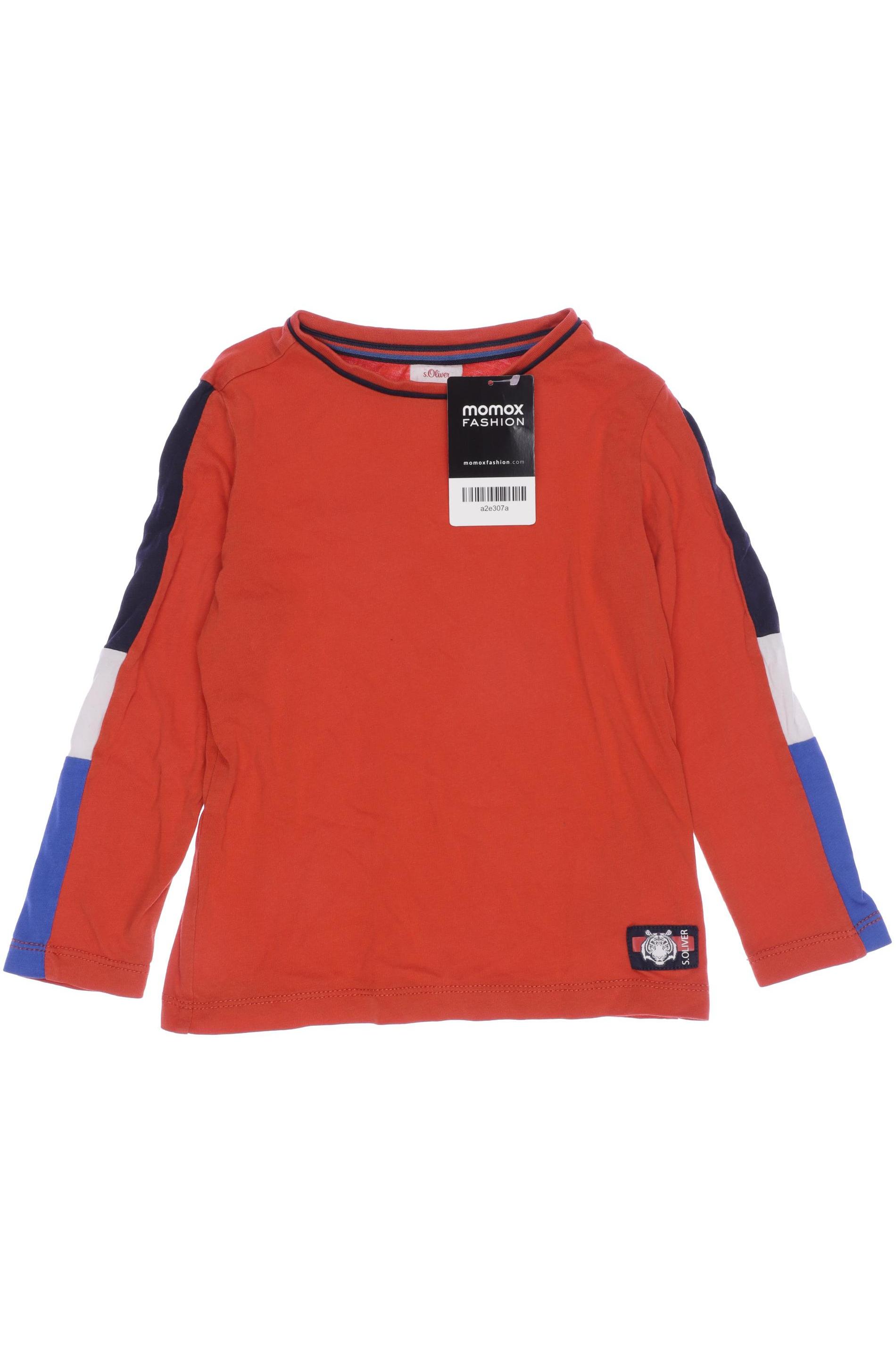 

s.Oliver Herren Langarmshirt, orange, Gr. 104