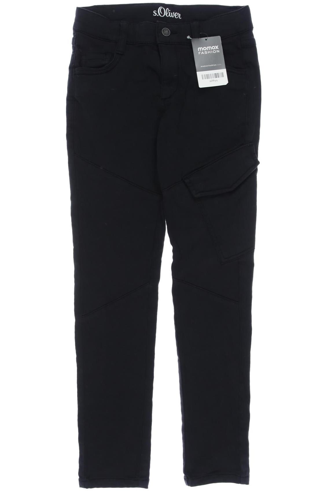 

s.Oliver Herren Jeans, schwarz, Gr. 140