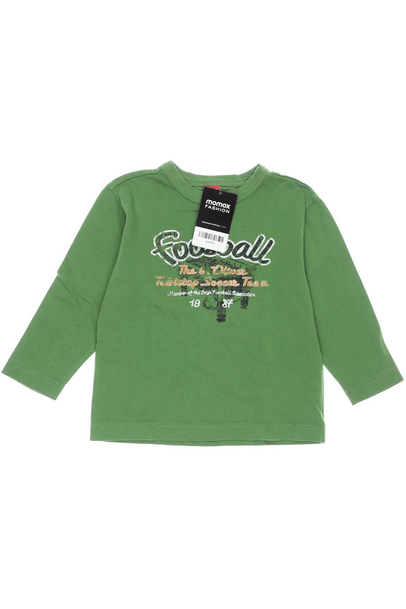 

s.Oliver Herren Langarmshirt, grün, Gr. 92