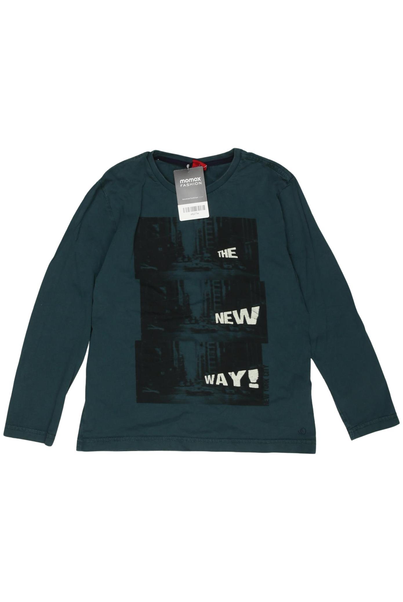 

s.Oliver Jungen Langarmshirt, grün, Gr. 140