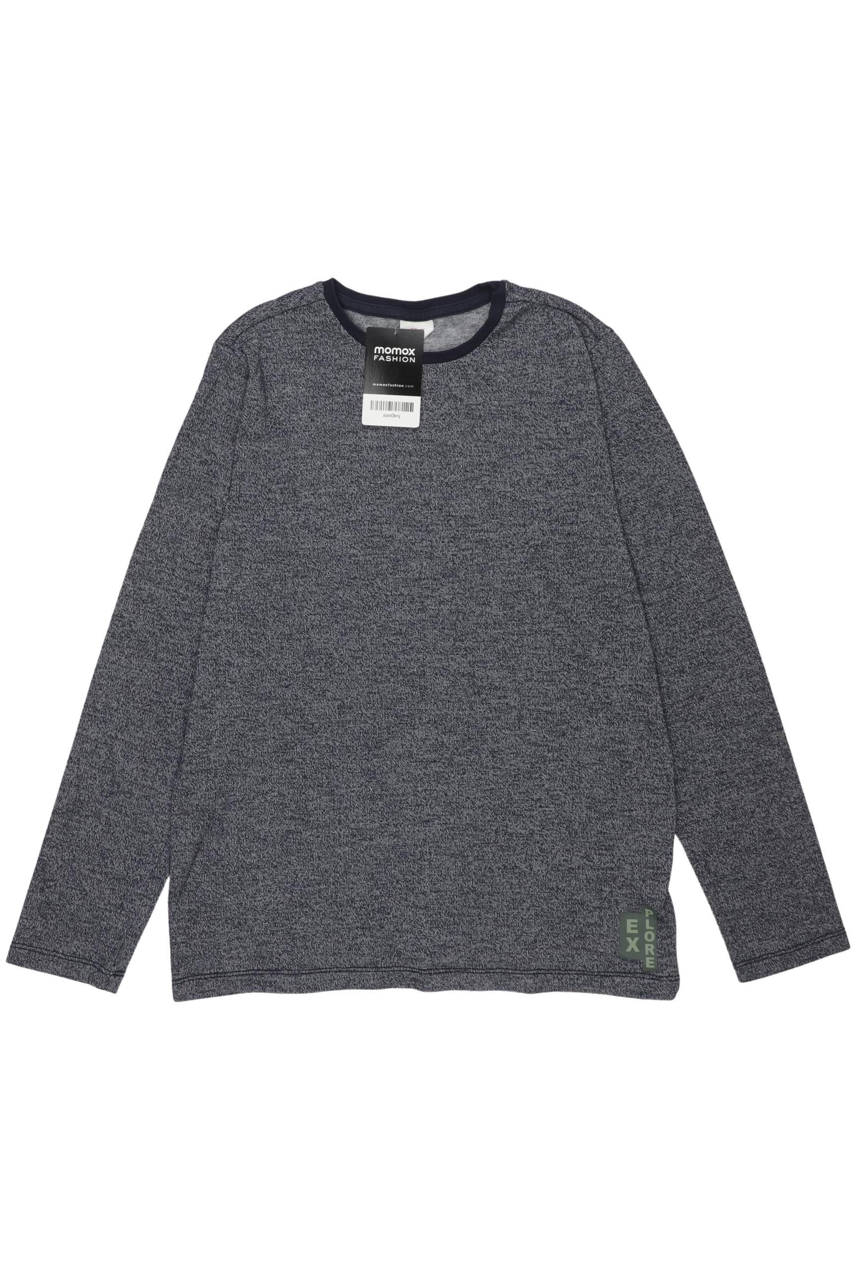 

s.Oliver Herren Langarmshirt, marineblau, Gr. 164