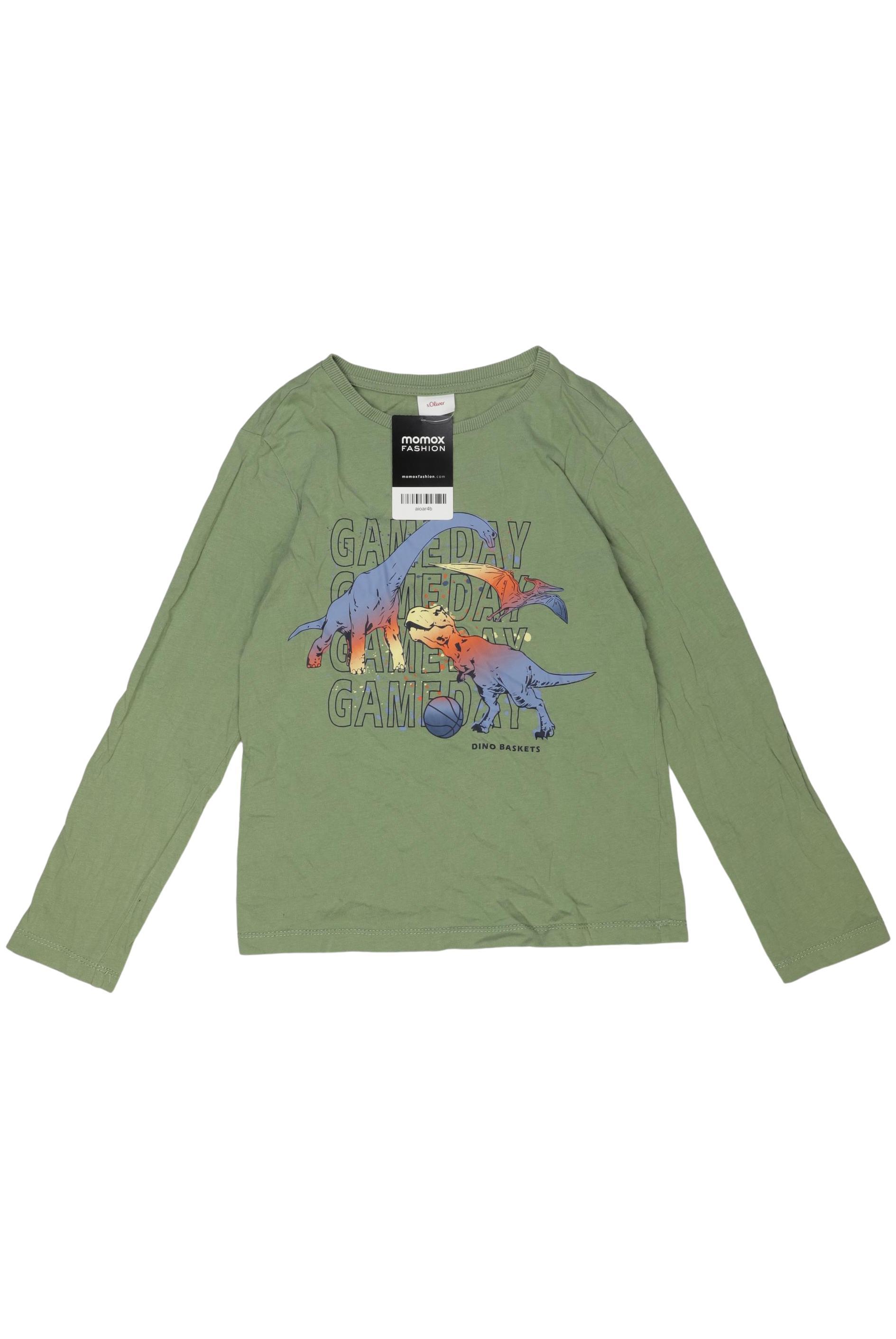 

s.Oliver Jungen Langarmshirt, hellgrün, Gr. 128