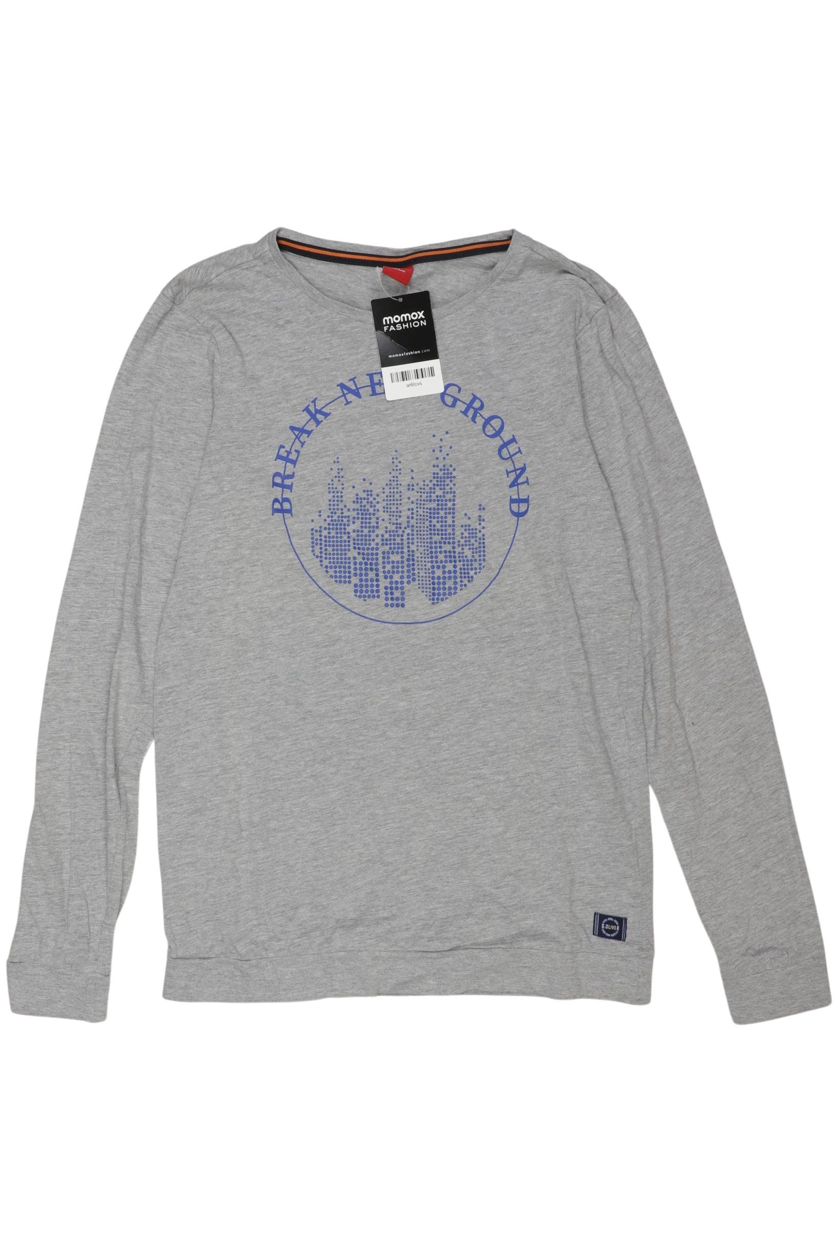 

s.Oliver Jungen Langarmshirt, grau, Gr. 176