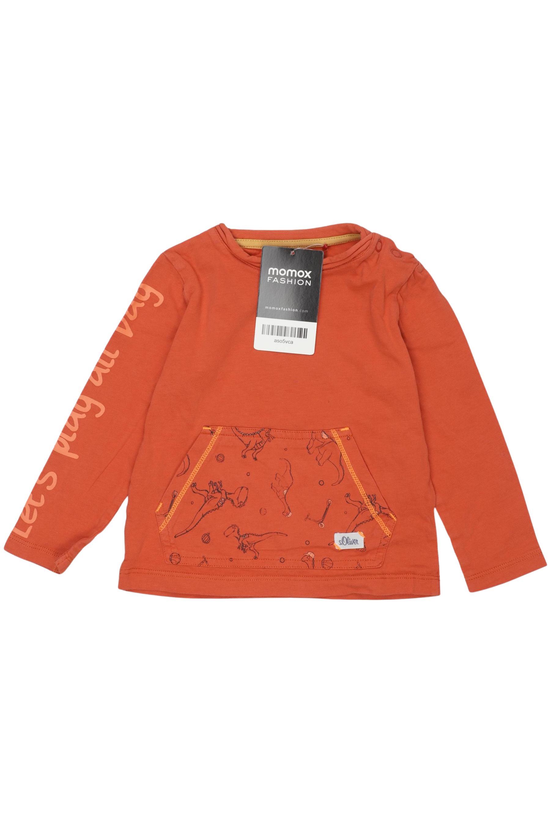 

s.Oliver Jungen Langarmshirt, orange, Gr. 80