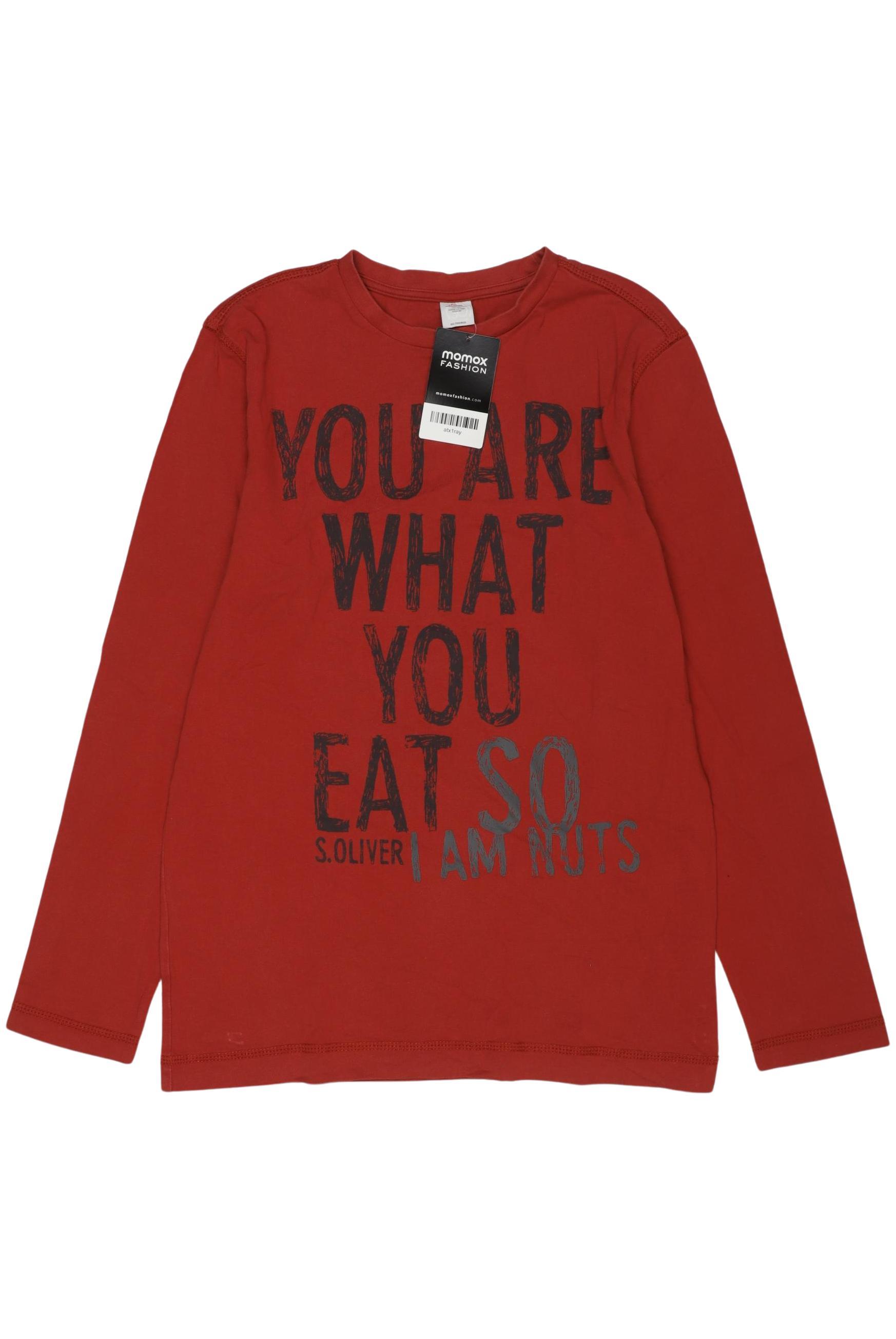 

s.Oliver Jungen Langarmshirt, rot, Gr. 164