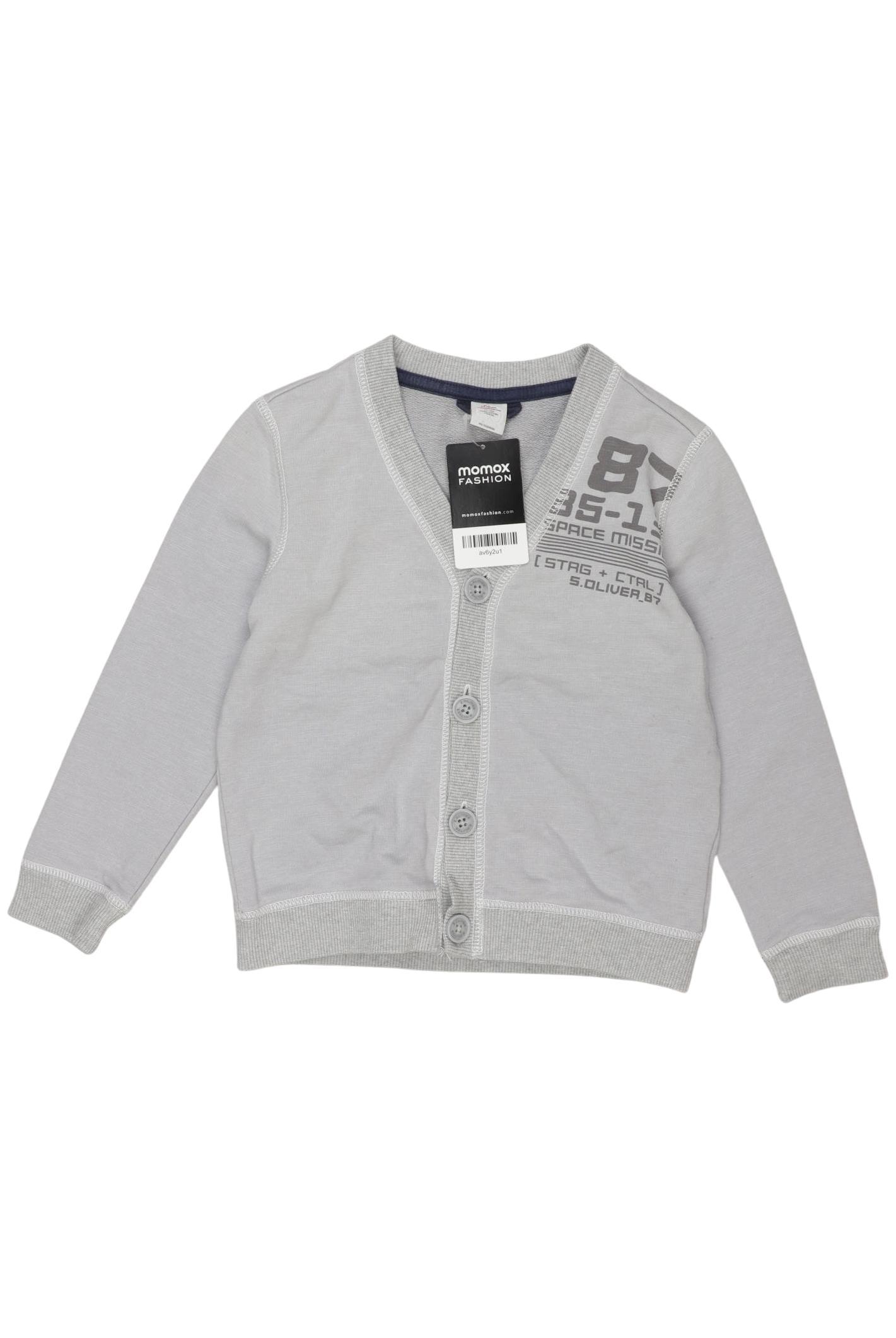 

s.Oliver Jungen Strickjacke, grau, Gr. 104