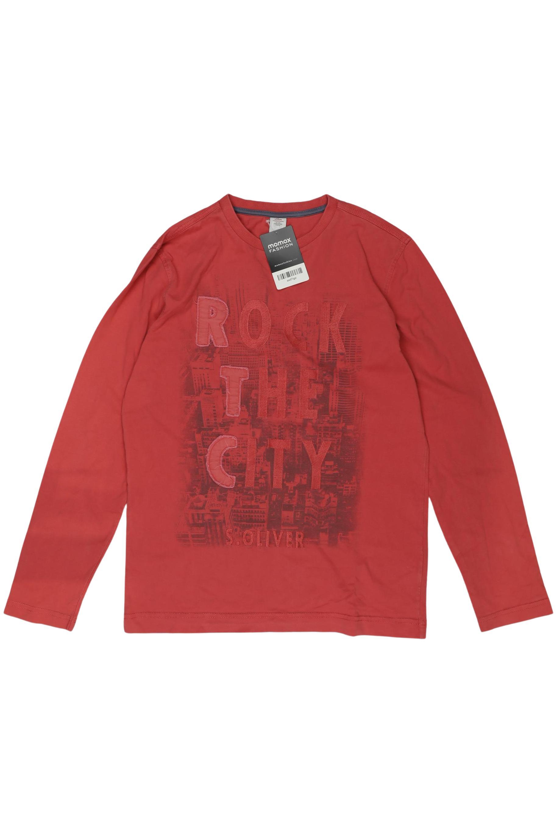 

s.Oliver Jungen Langarmshirt, rot, Gr. 164