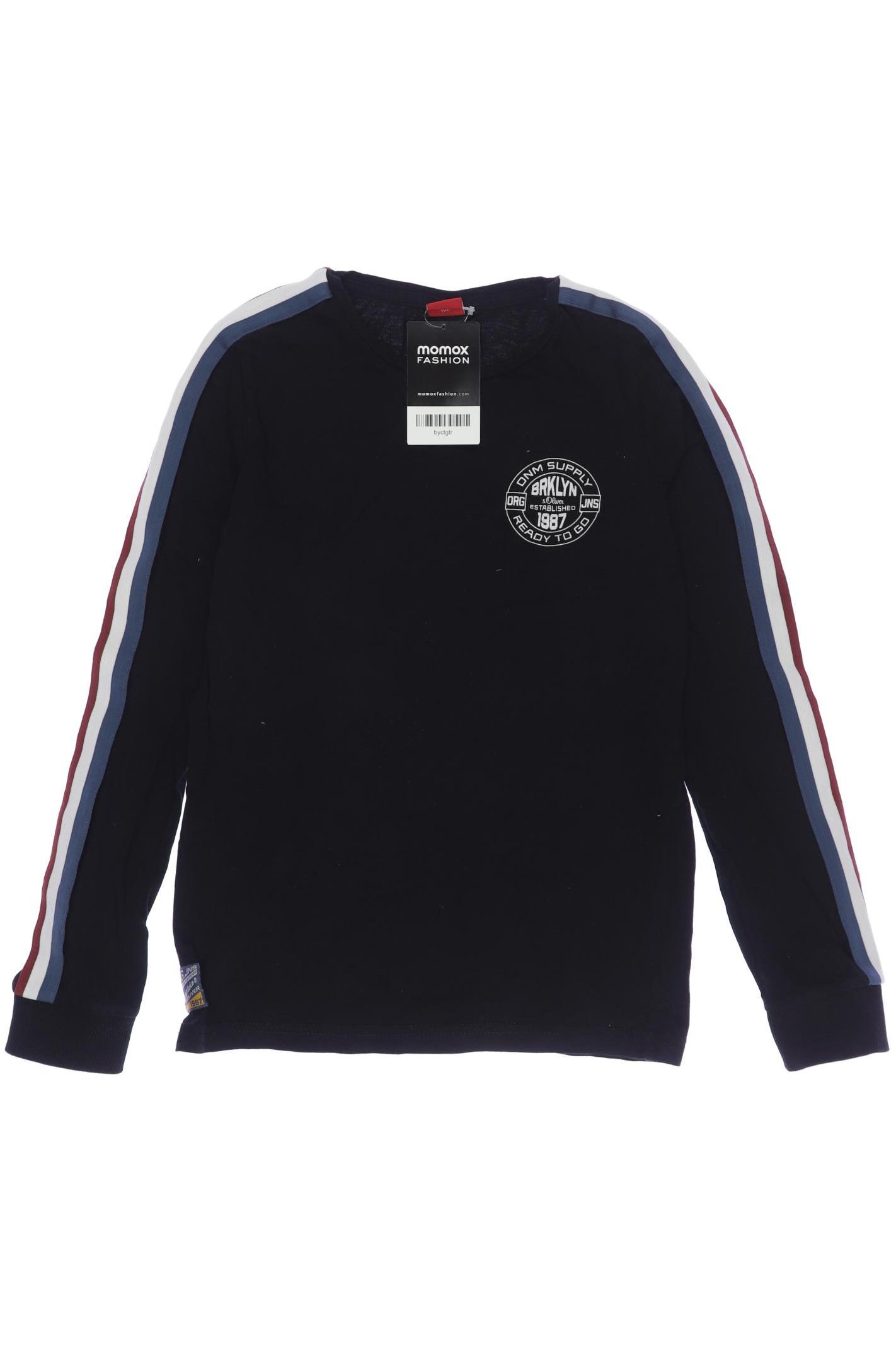 

s.Oliver Herren Langarmshirt, schwarz, Gr. 146