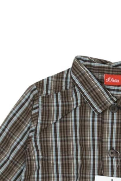 Thumbnail - s.Oliver Jungen Hemd, braun, Gr. 62