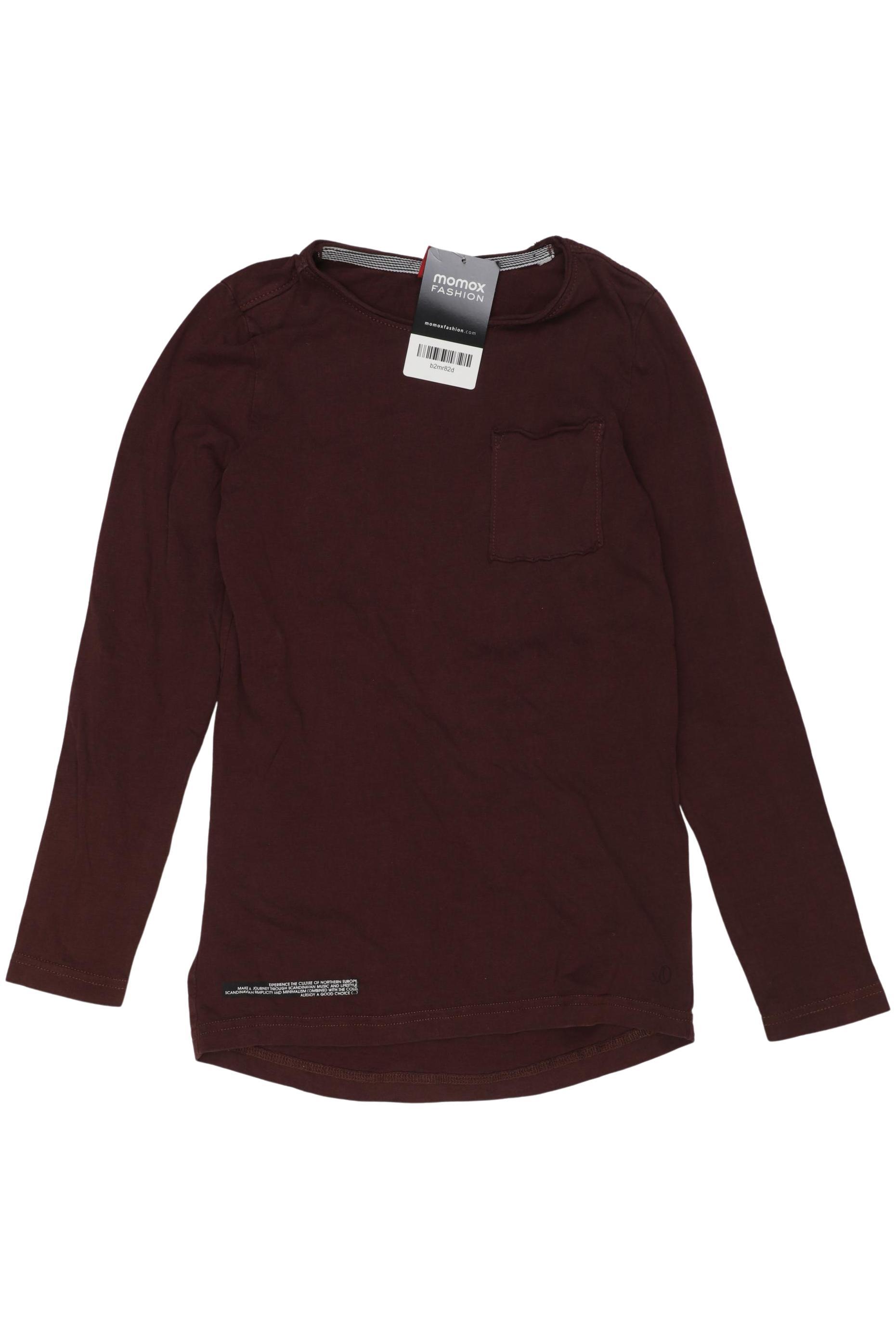 

s.Oliver Jungen Langarmshirt, bordeaux, Gr. 140