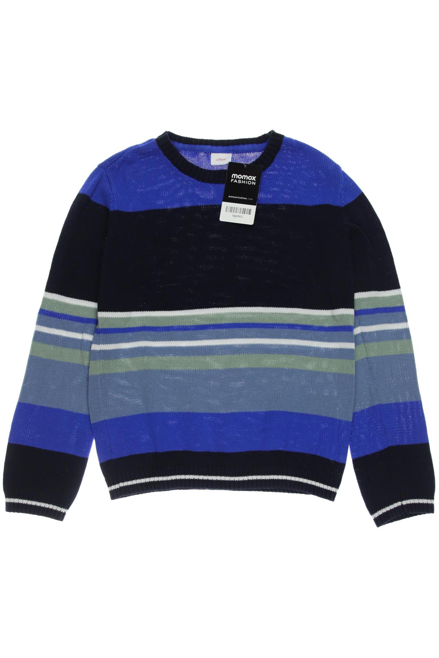 

s.Oliver Herren Pullover, blau, Gr. 140