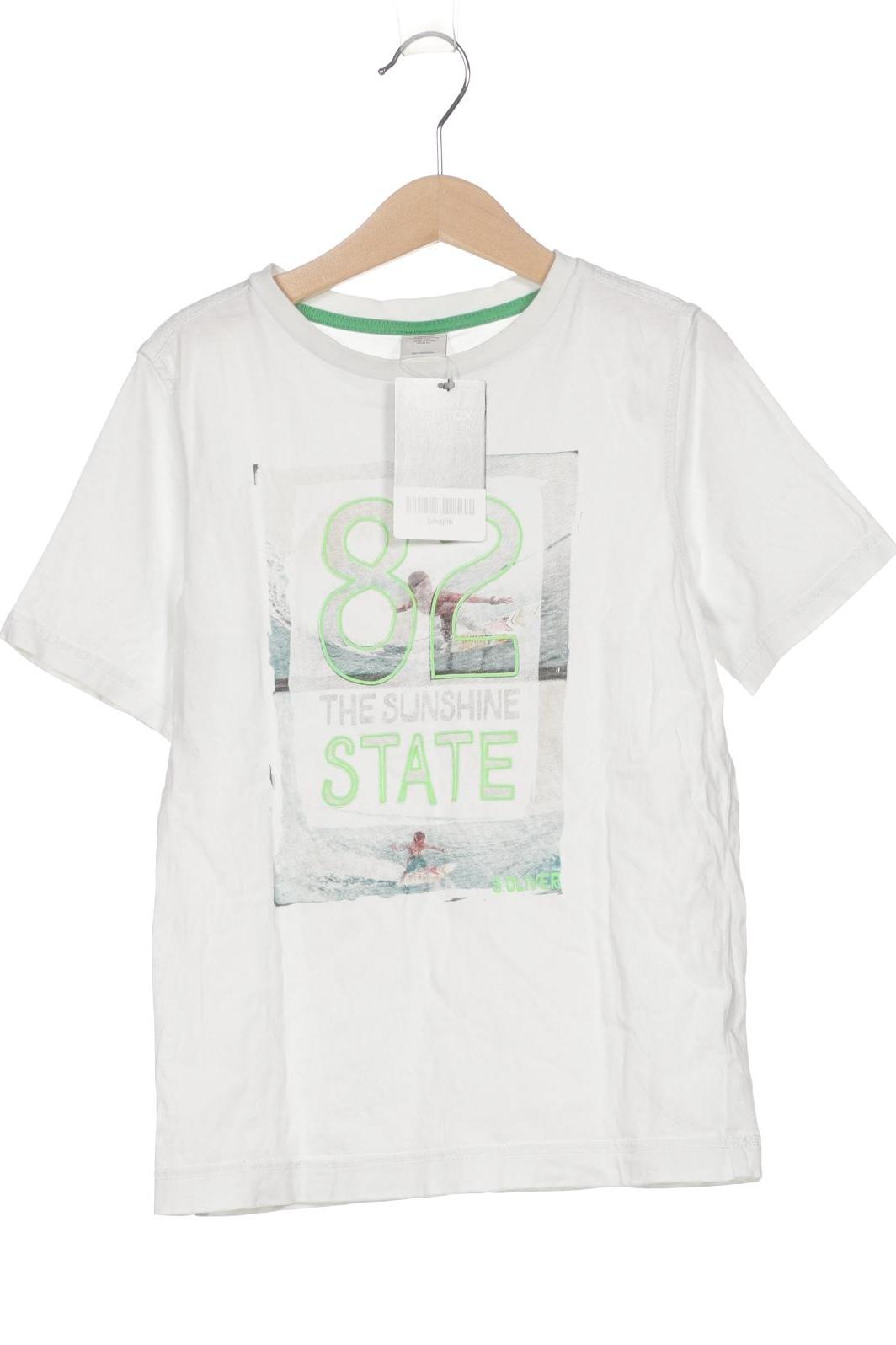 

s.Oliver Herren T-Shirt, weiß, Gr. 128