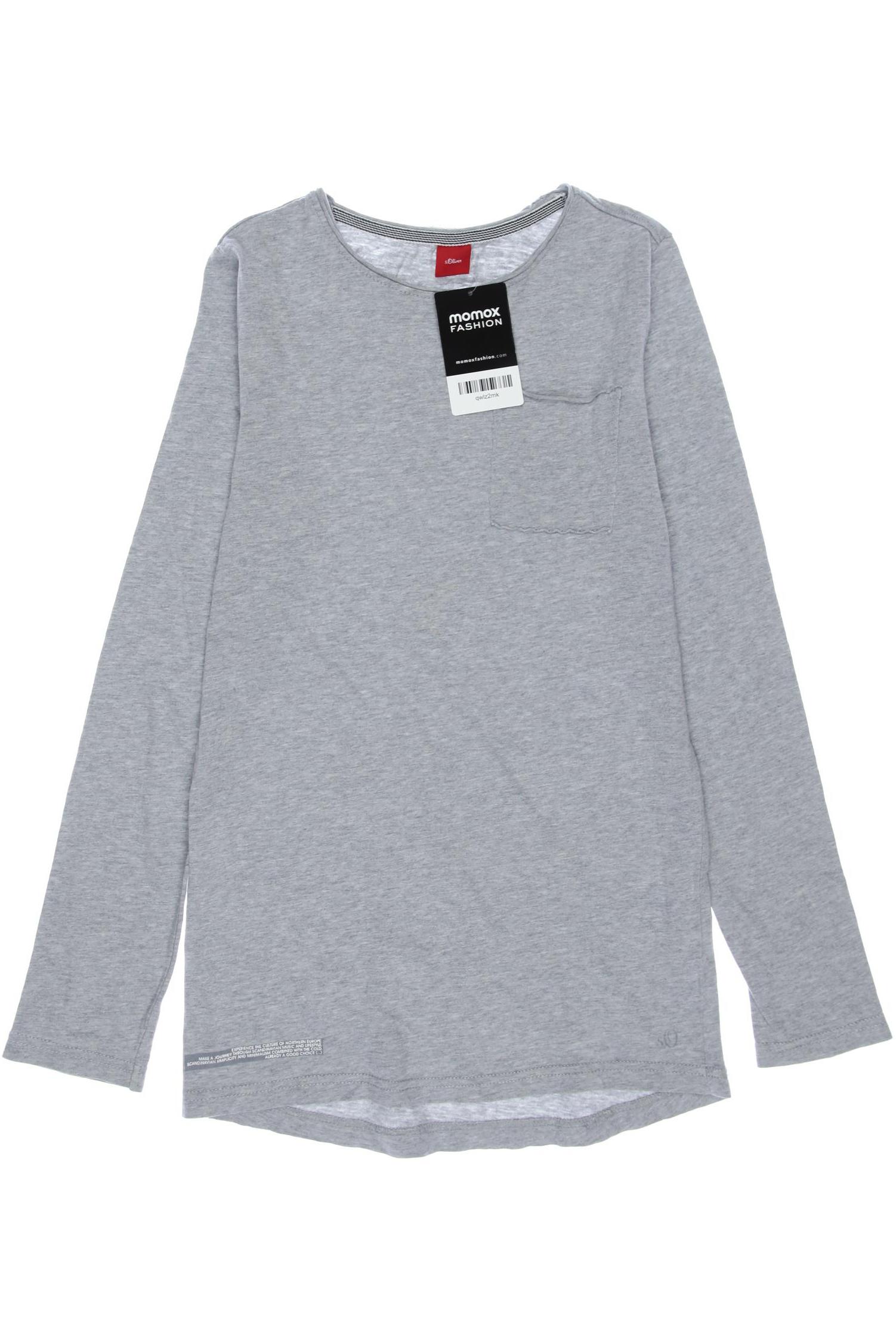 

s.Oliver Herren Langarmshirt, grau, Gr. 152