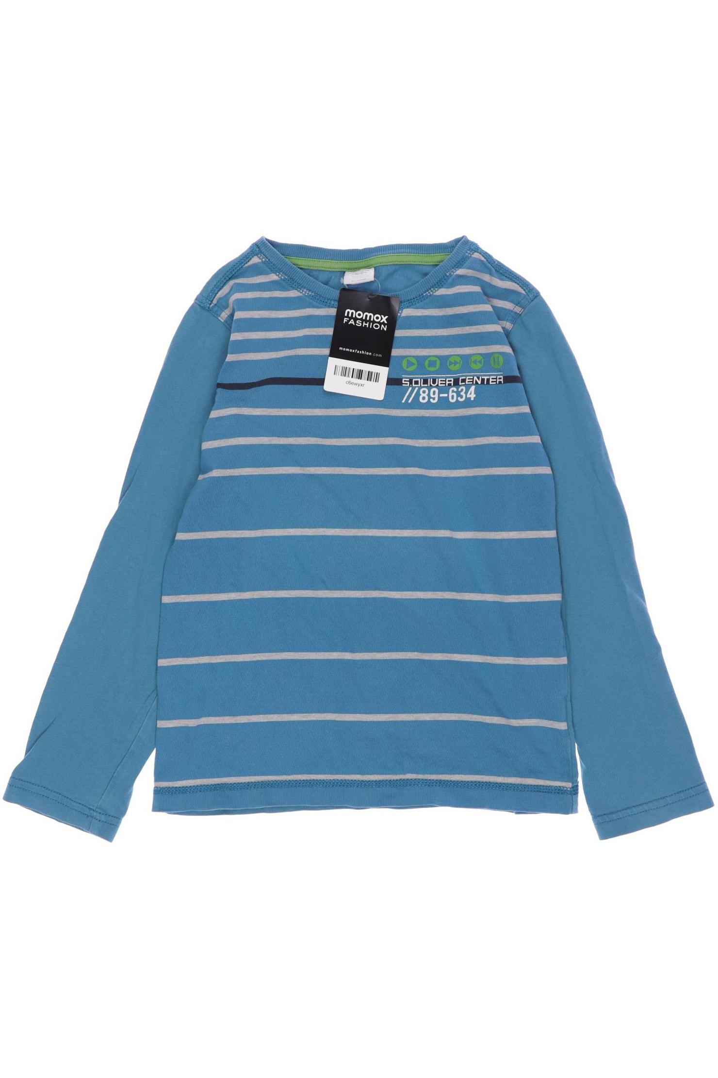 

s.Oliver Herren Langarmshirt, türkis, Gr. 128