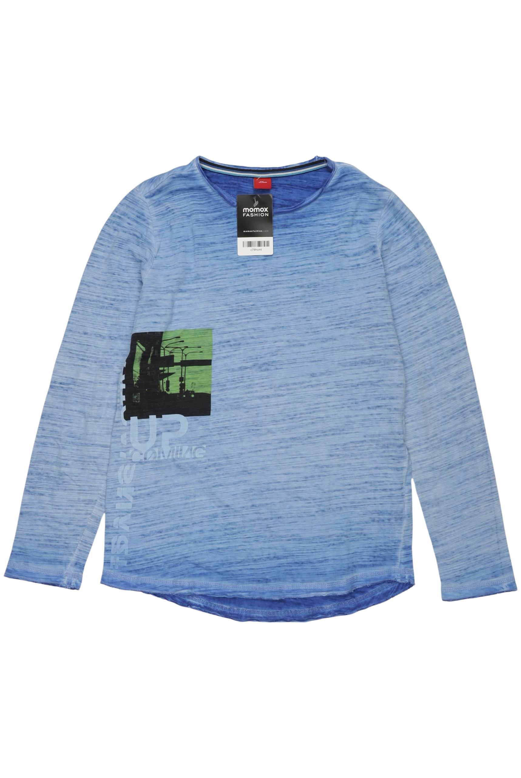 

s.Oliver Jungen Langarmshirt, hellblau, Gr. 152