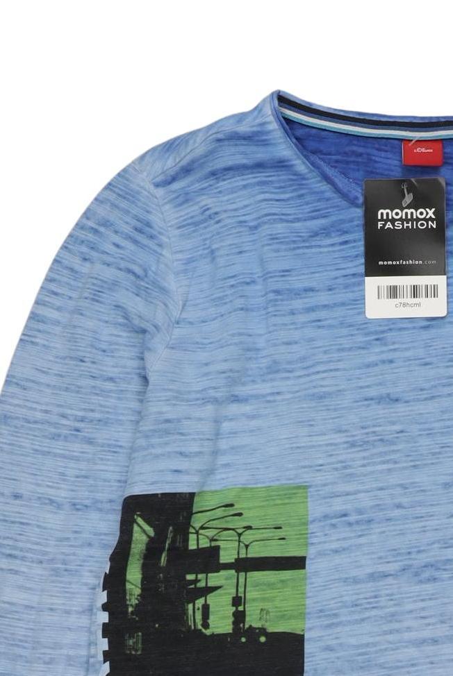 Thumbnail - s.Oliver Jungen Langarmshirt, hellblau, Gr. 152