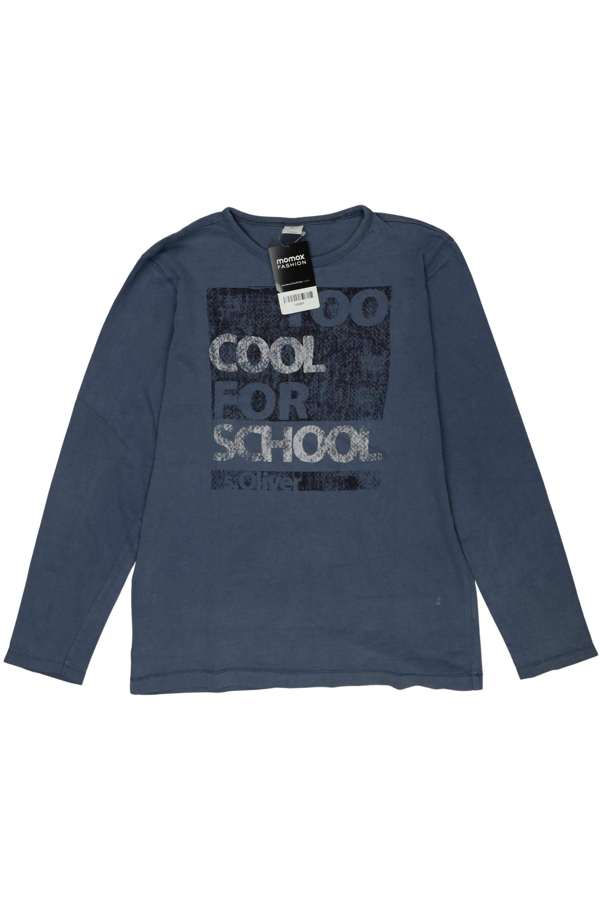 

s.Oliver Jungen Langarmshirt, blau, Gr. 164