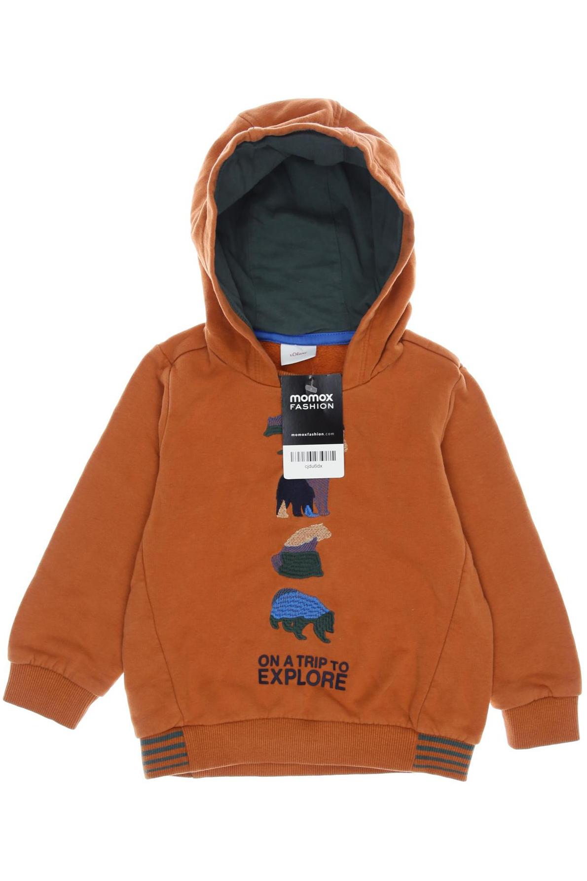 

s.Oliver Herren Hoodies & Sweater, orange, Gr. 92