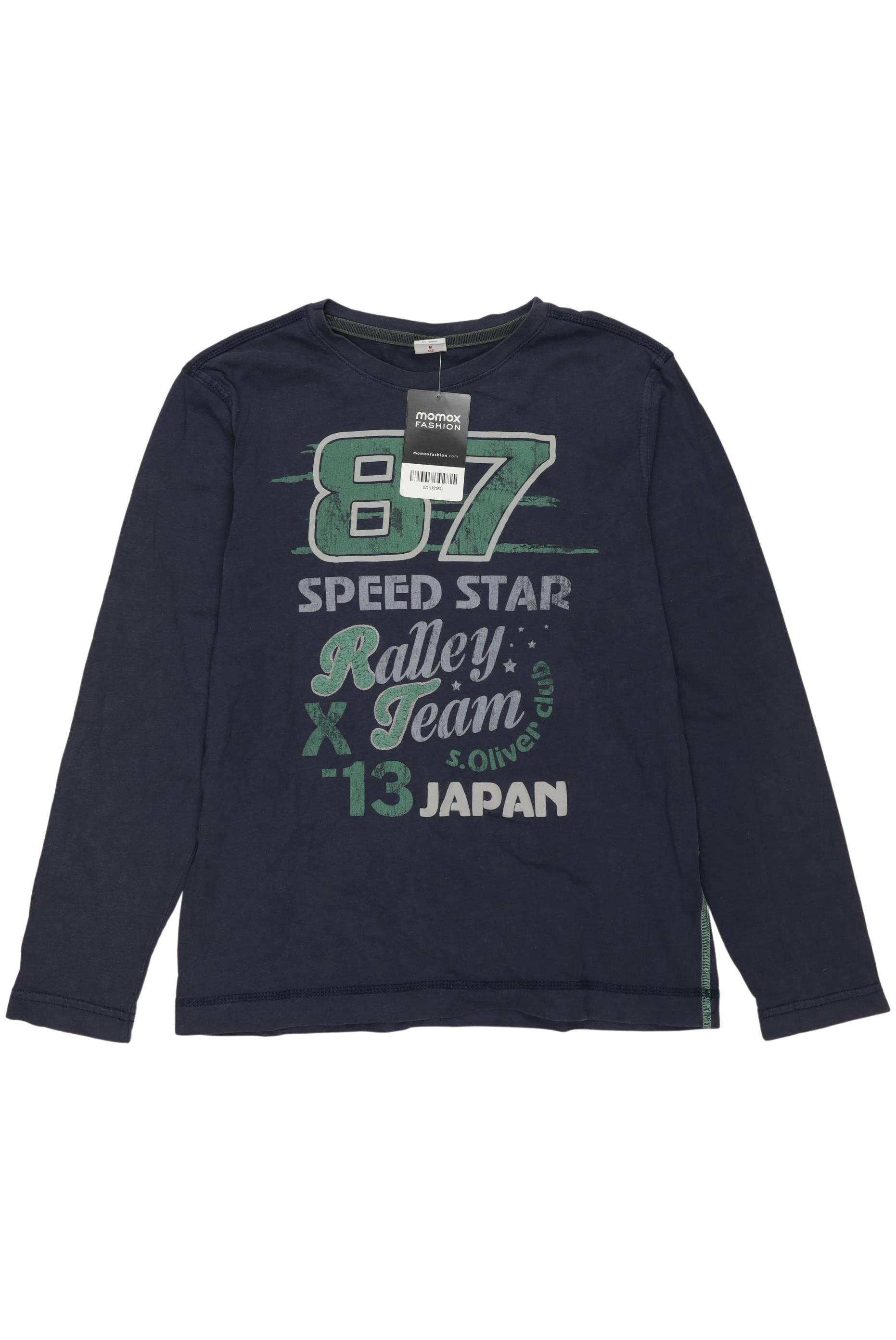 

s.Oliver Jungen Langarmshirt, marineblau, Gr. 152