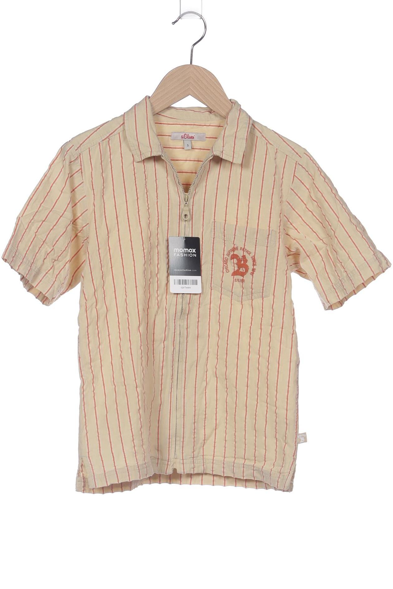 

s.Oliver Herren Hemd, beige, Gr. 140