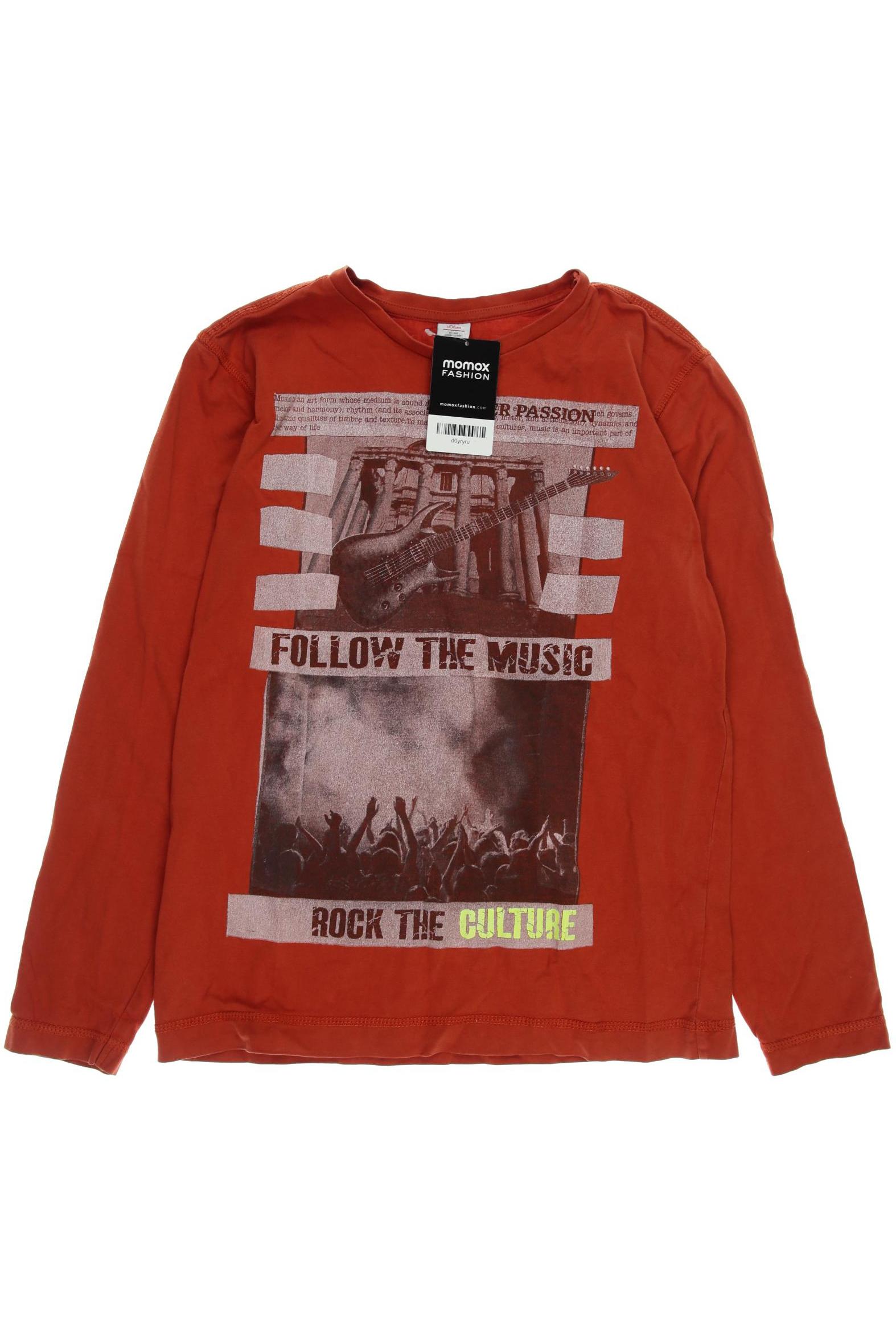 

s.Oliver Herren Langarmshirt, rot, Gr. 164