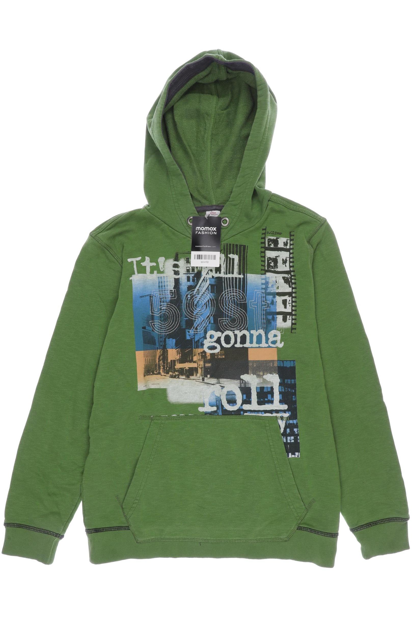

s.Oliver Herren Hoodies & Sweater, grün, Gr. 176