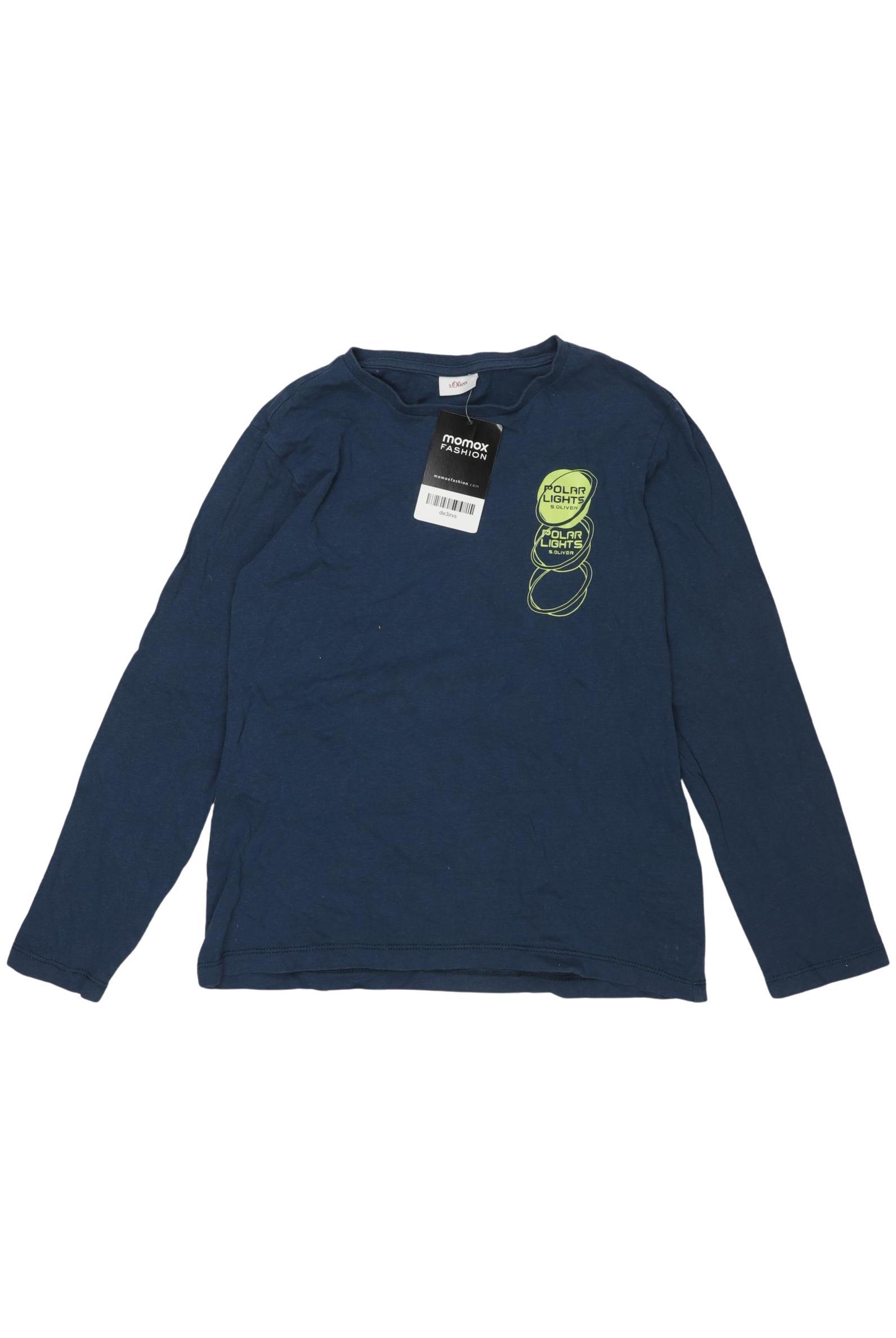 

s.Oliver Jungen Langarmshirt, marineblau, Gr. 140