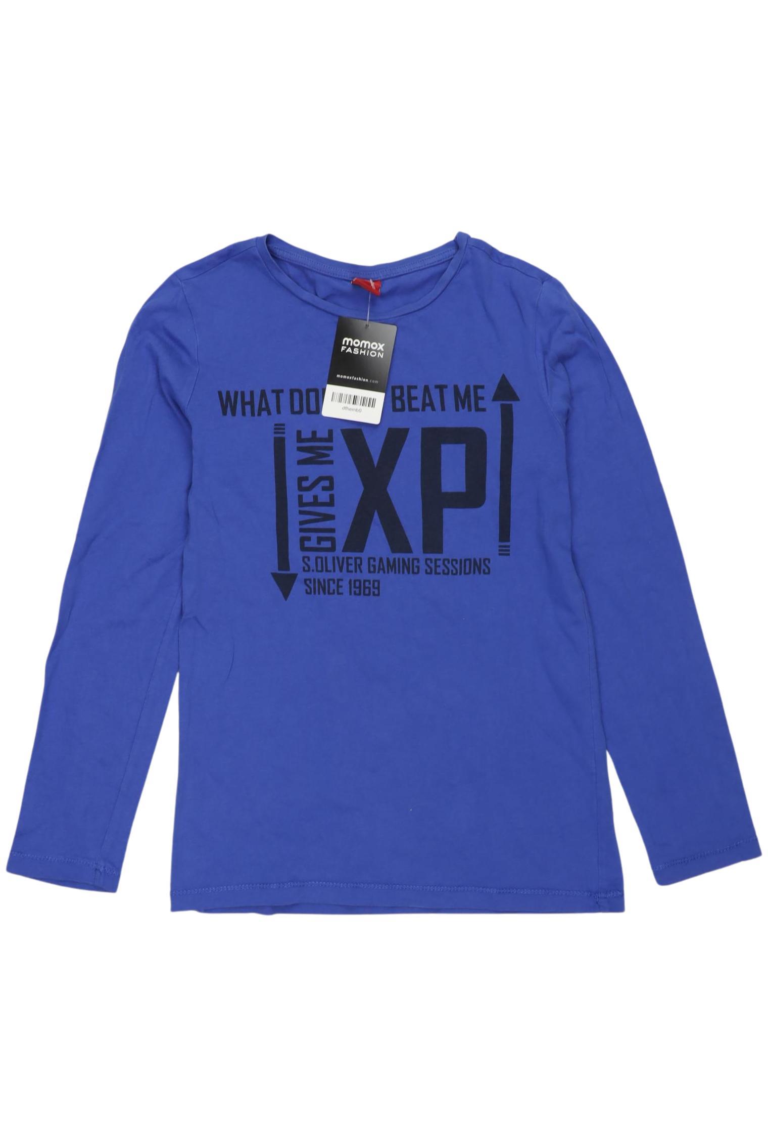 

s.Oliver Jungen Langarmshirt, blau, Gr. 152