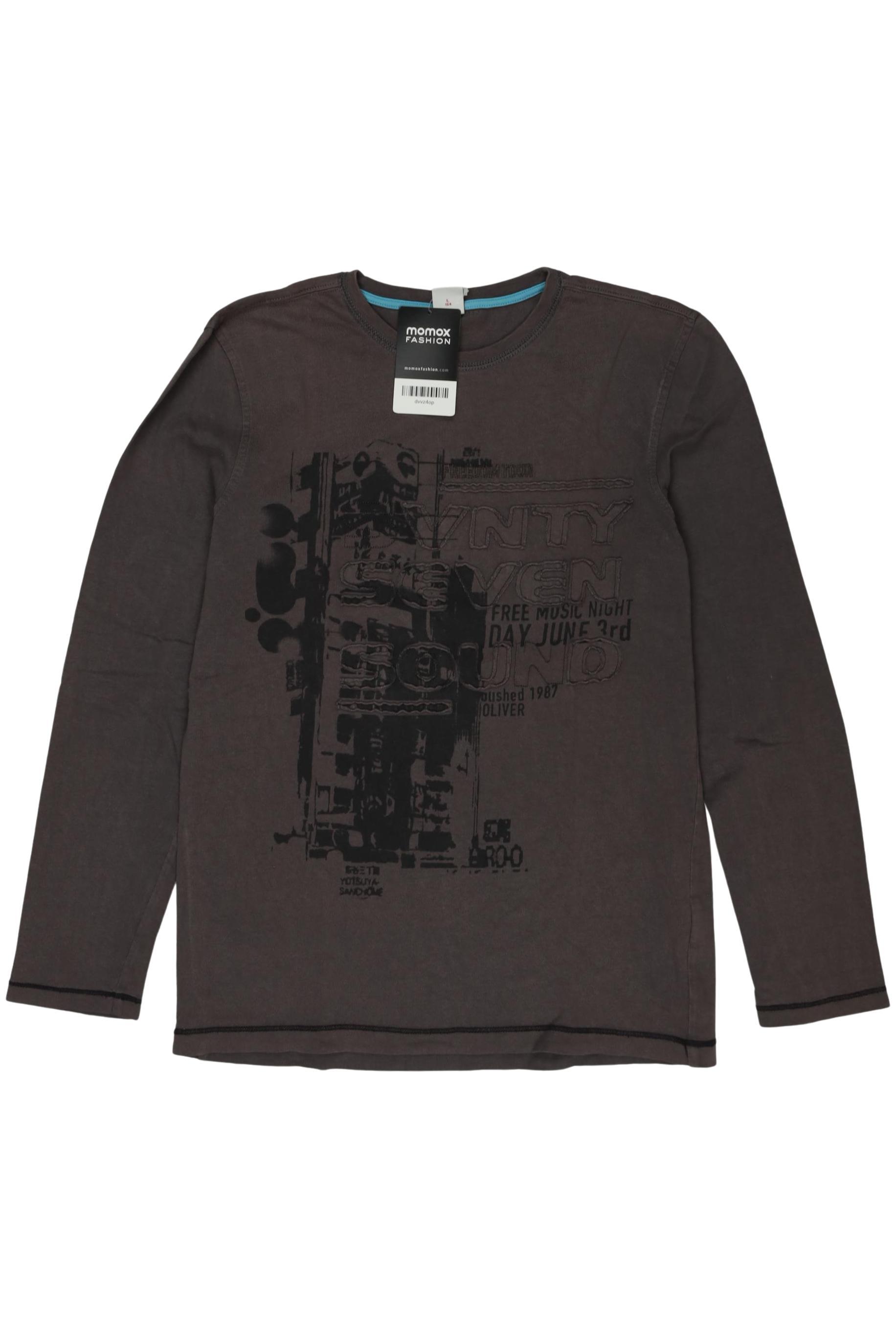 

s.Oliver Jungen Langarmshirt, grau, Gr. 164