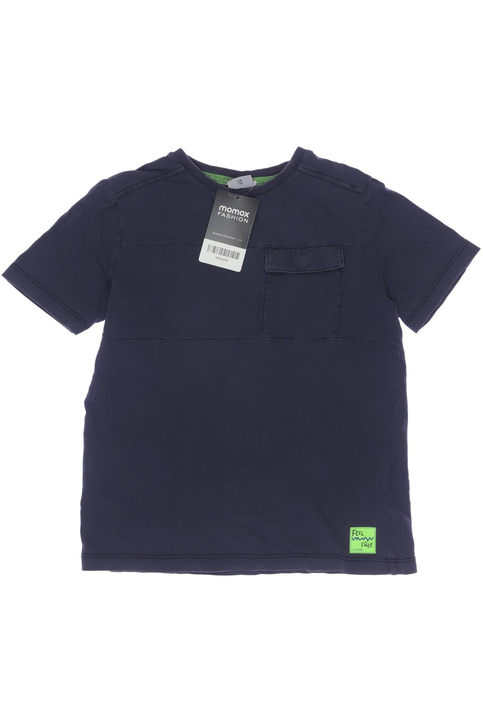 

s.Oliver Herren T-Shirt, marineblau, Gr. 128