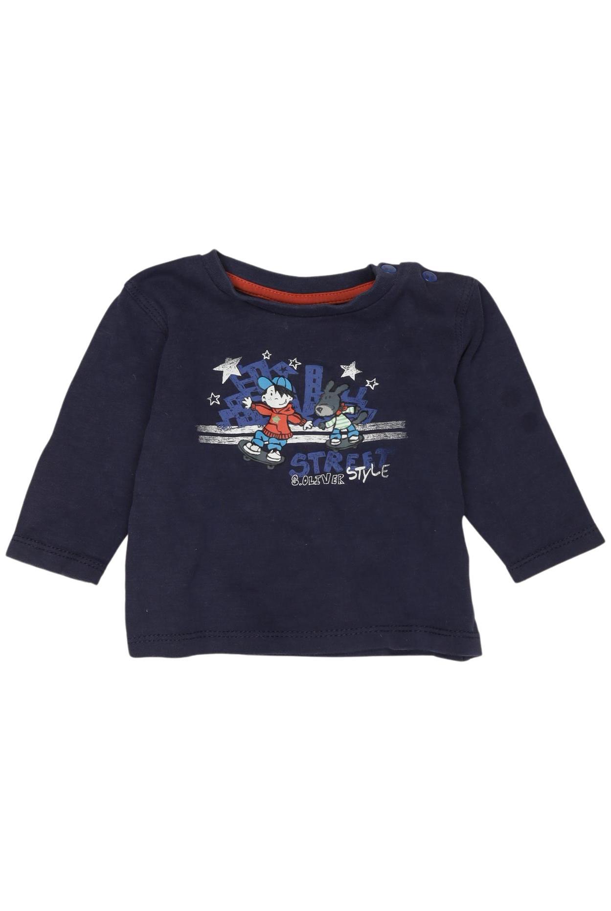 

s.Oliver Jungen Langarmshirt, marineblau, Gr. 62