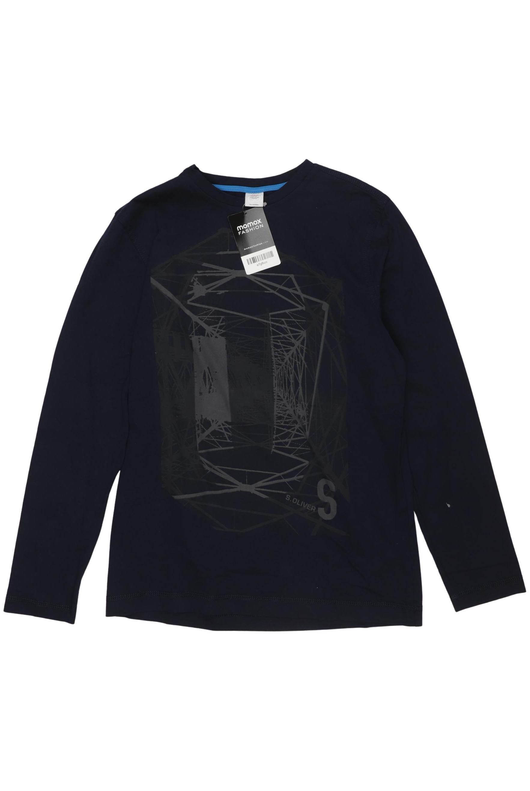 

s.Oliver Jungen Langarmshirt, marineblau, Gr. 164
