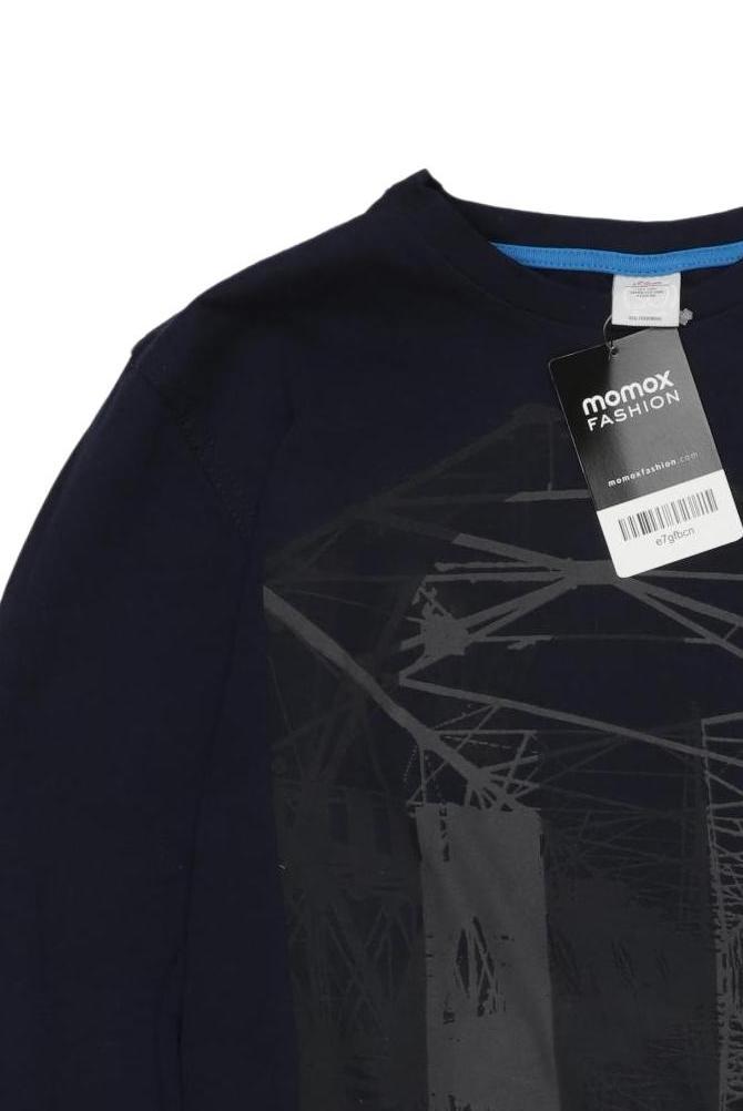 Thumbnail - s.Oliver Jungen Langarmshirt, marineblau, Gr. 164