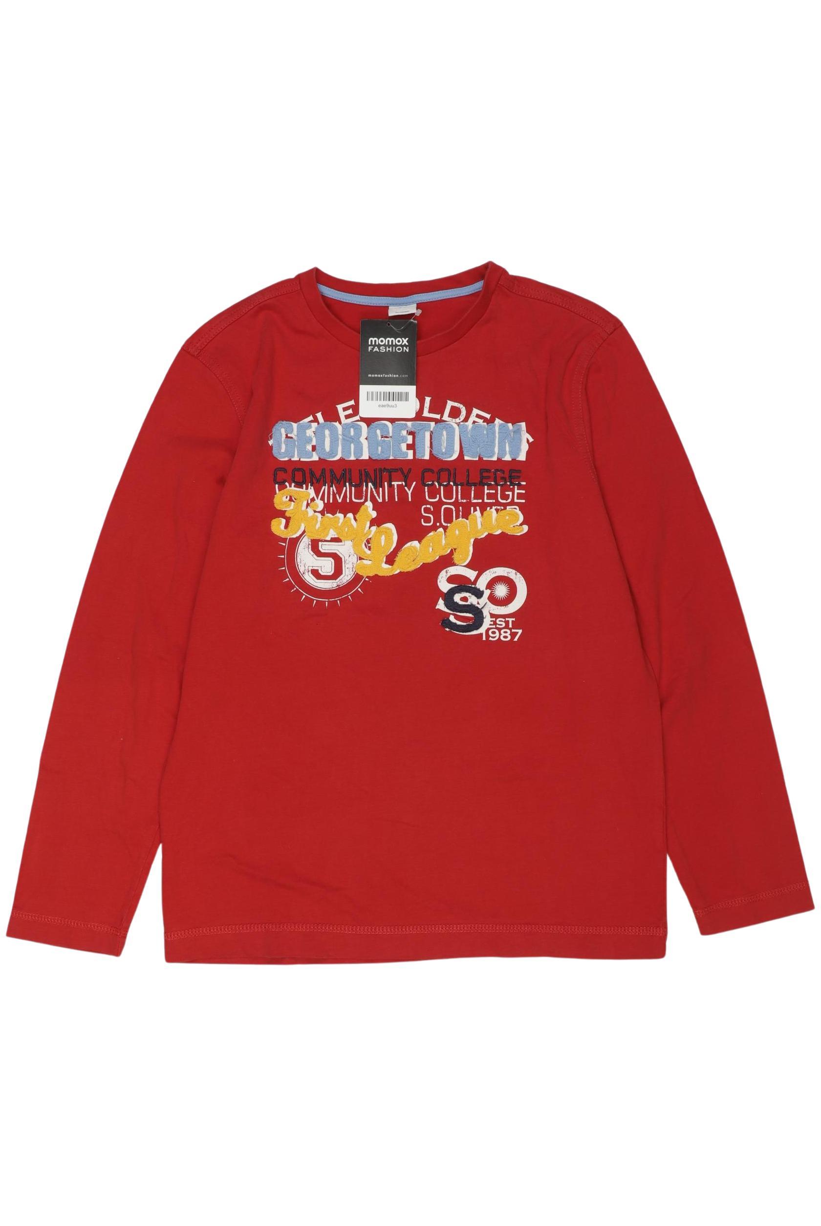 

s.Oliver Jungen Langarmshirt, rot, Gr. 152