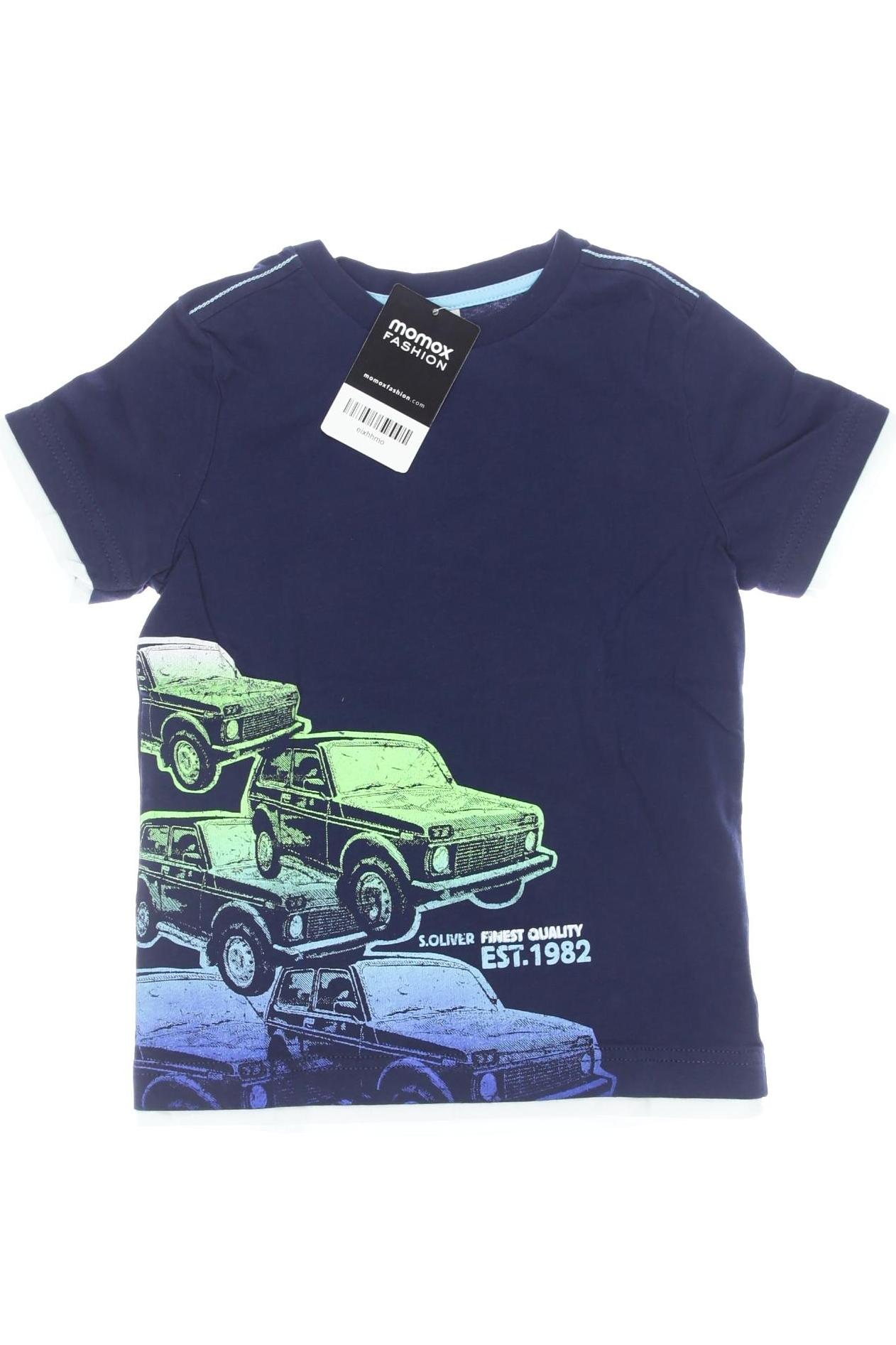 

s.Oliver Herren T-Shirt, blau, Gr. 116
