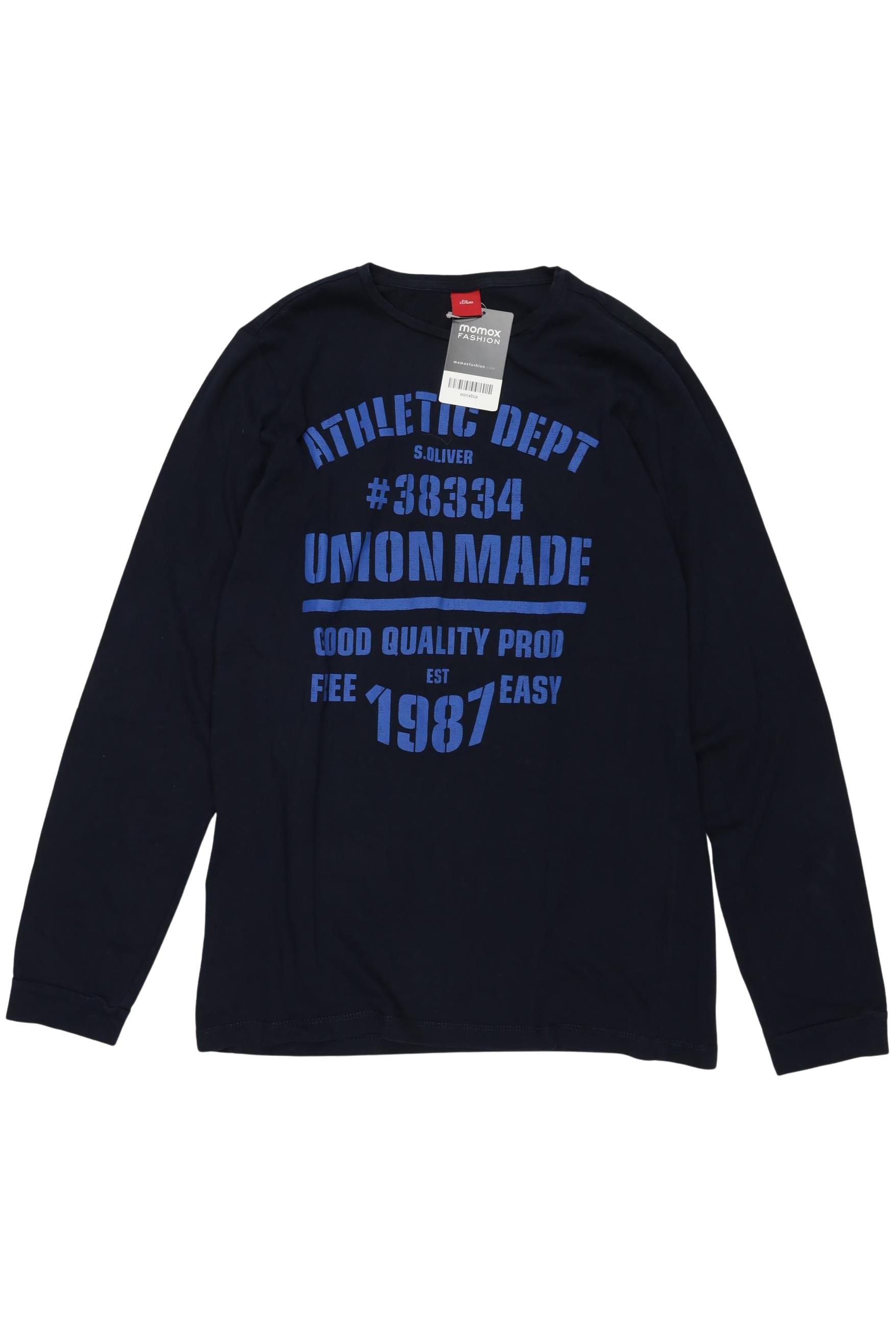 

s.Oliver Jungen Langarmshirt, marineblau, Gr. 176