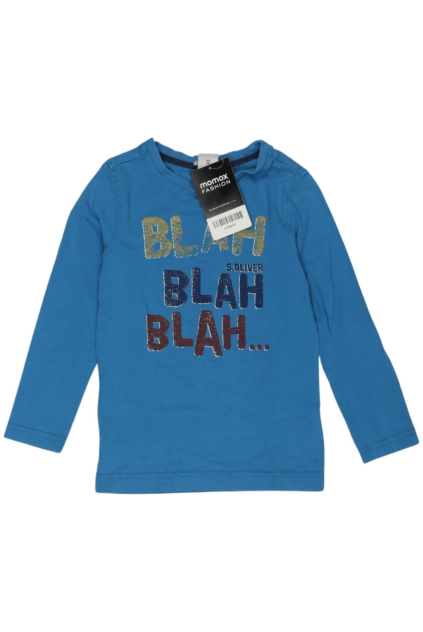

s.Oliver Jungen Langarmshirt, blau, Gr. 104