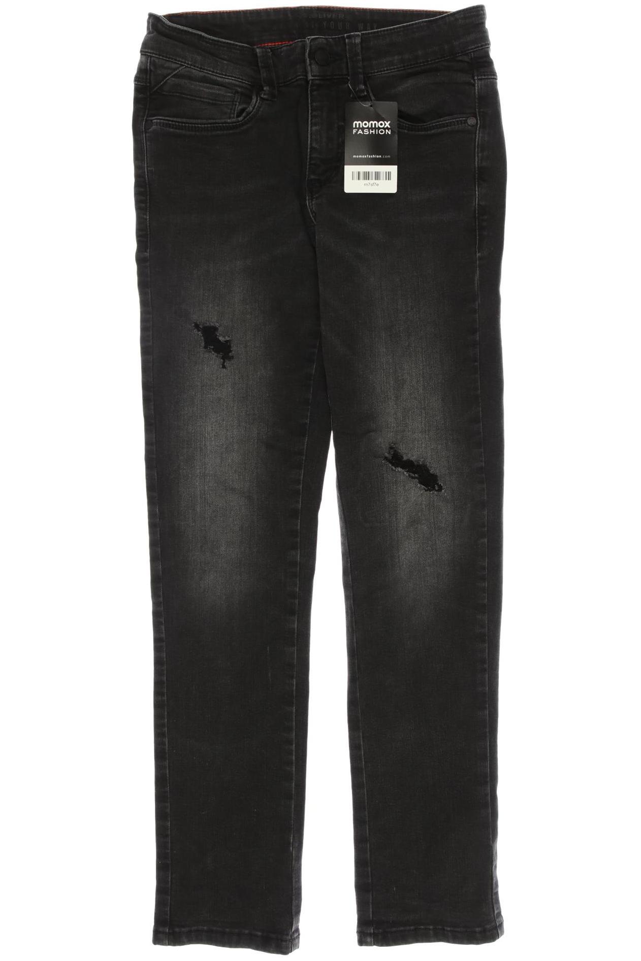 

s.Oliver Jungen Jeans, schwarz