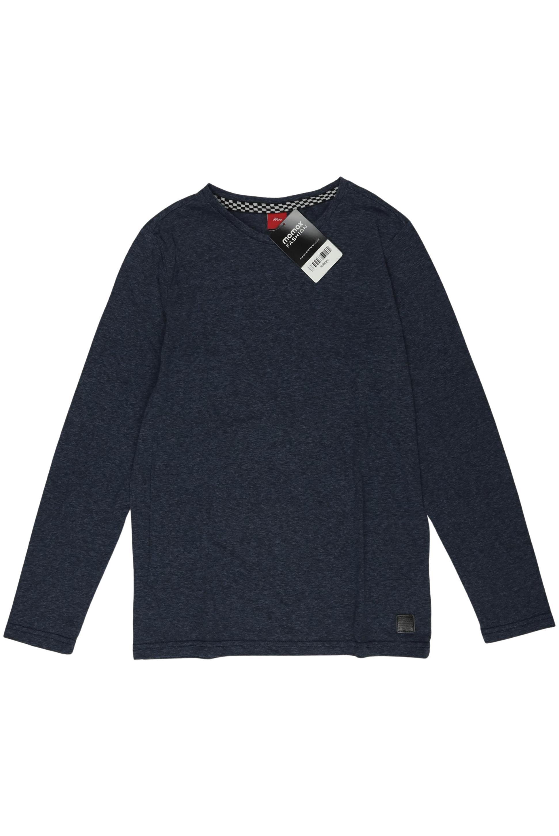

s.Oliver Jungen Langarmshirt, marineblau, Gr. 152