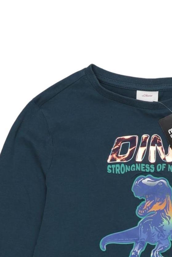 Thumbnail - s.Oliver Jungen Langarmshirt, türkis, Gr. 128