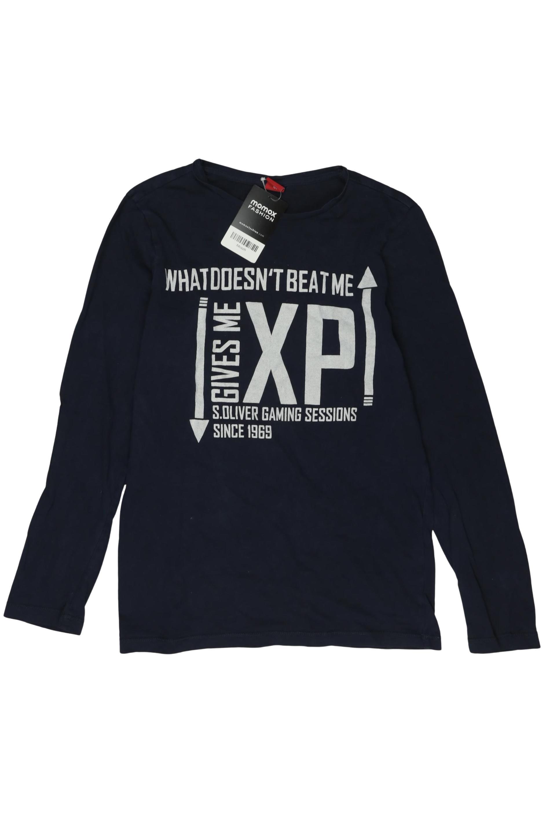 

s.Oliver Jungen Langarmshirt, marineblau, Gr. 164