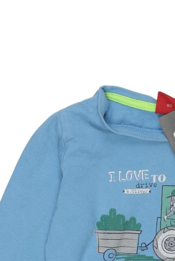 Thumbnail - s.Oliver Jungen Langarmshirt, hellblau, Gr. 80