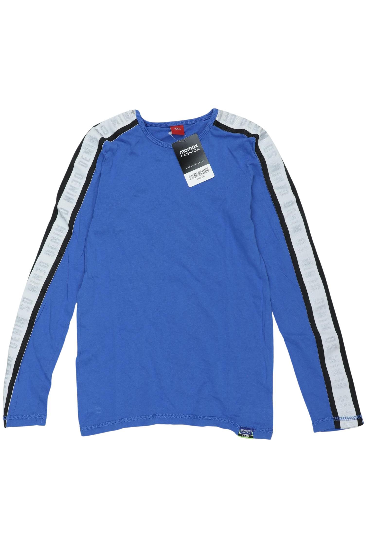 

s.Oliver Jungen Langarmshirt, blau, Gr. 152