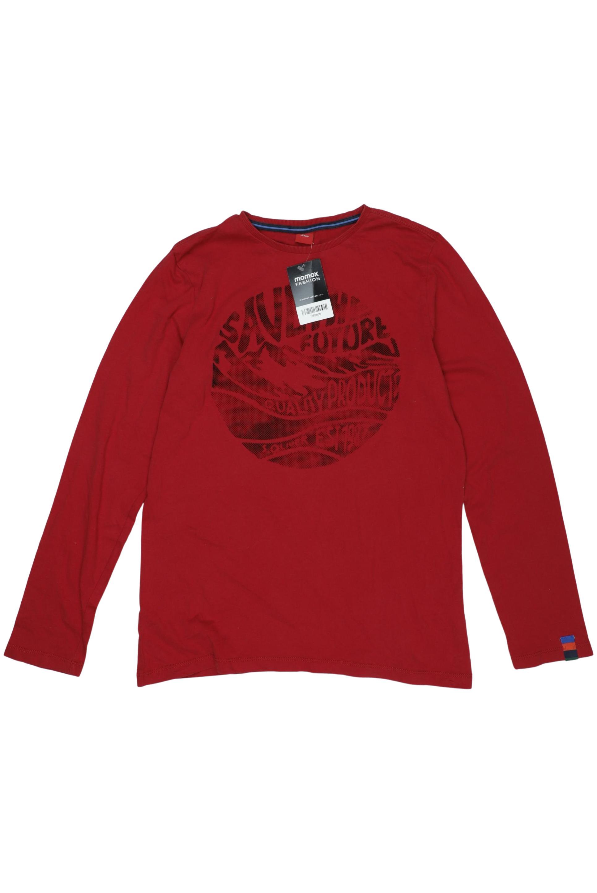 

s.Oliver Jungen Langarmshirt, rot, Gr. 176
