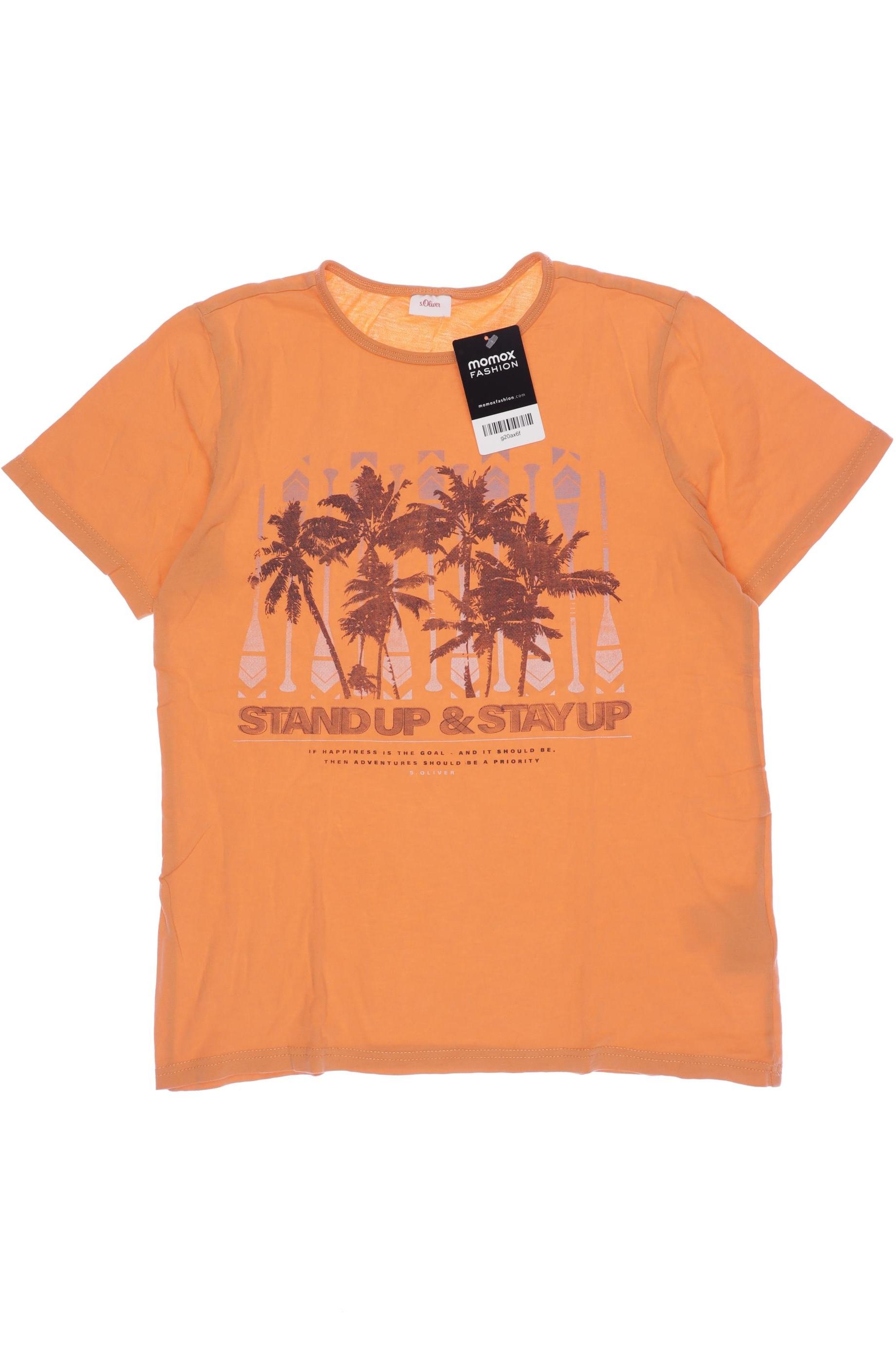 

s.Oliver Herren T-Shirt, orange, Gr. 164