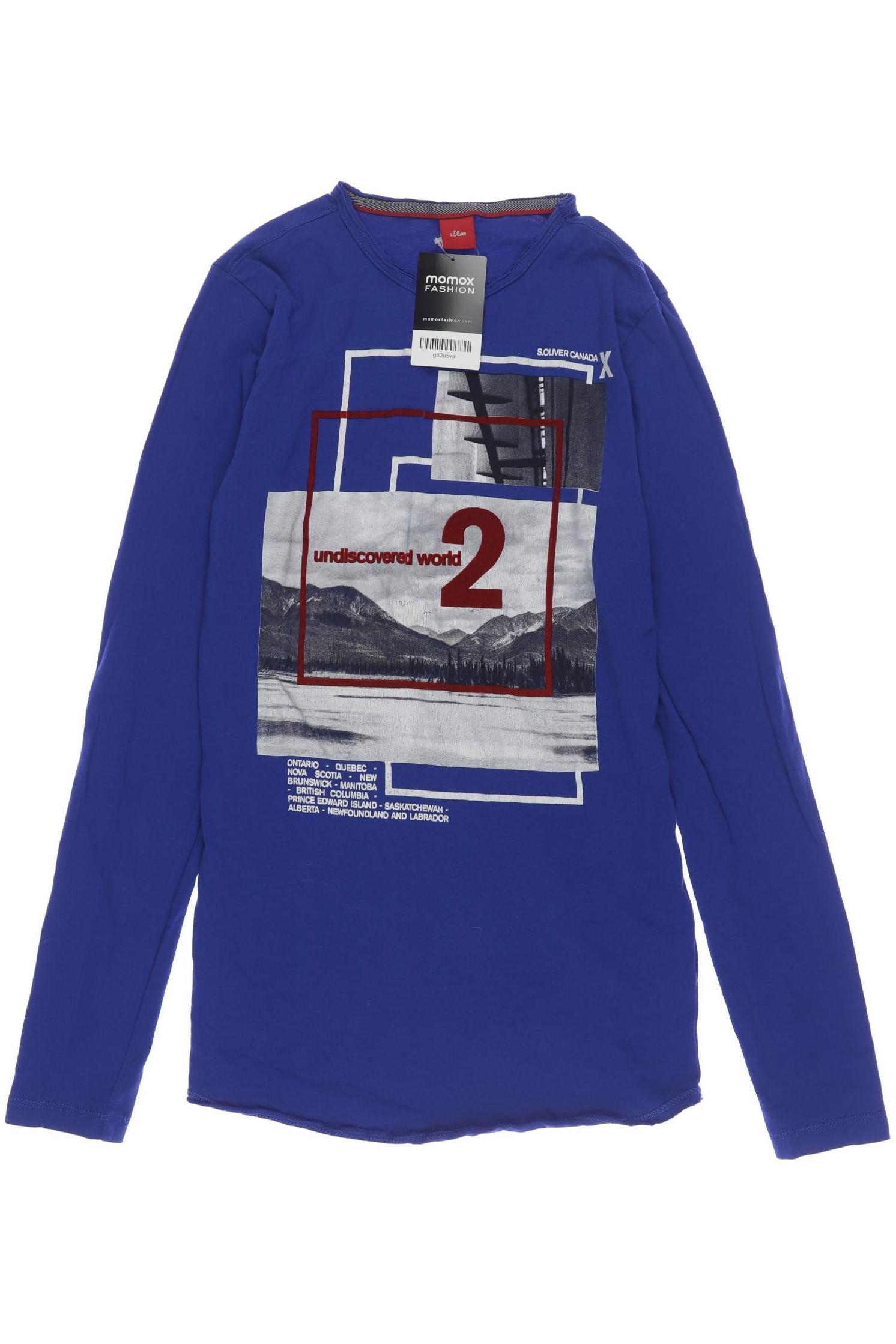 

s.Oliver Jungen Langarmshirt, blau