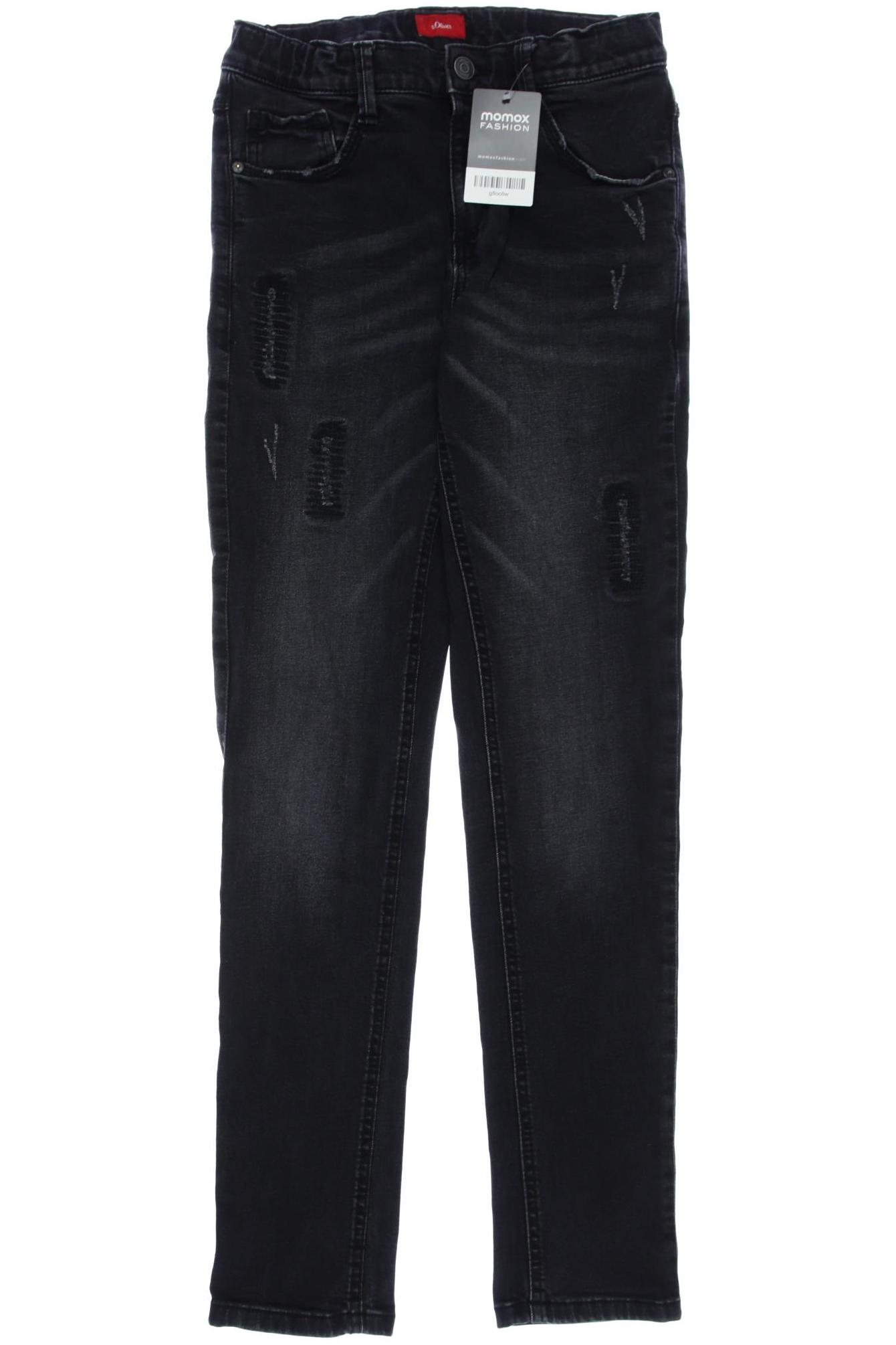 

s.Oliver Herren Jeans, schwarz, Gr. 164