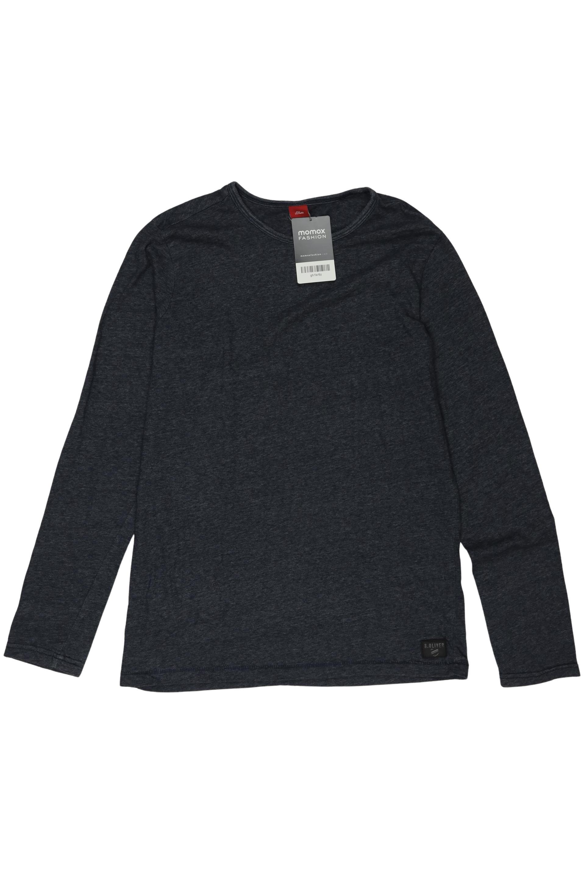 

s.Oliver Herren Langarmshirt, marineblau, Gr. 164